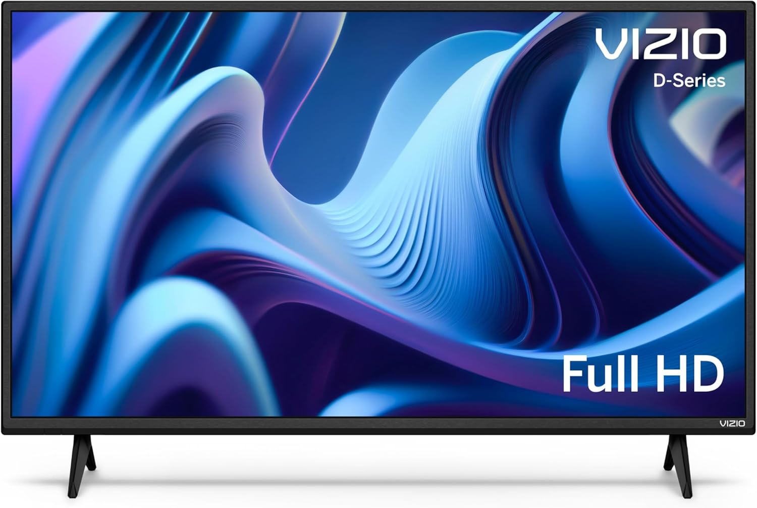 VIZIO 40-calowy telewizor Smart TV Full HD 1080p serii D z wbudowanym AMD FreeSync, Apple AirPlay i Chromecastem, kompatybilność z Alexa, model D40f-J09, 2022