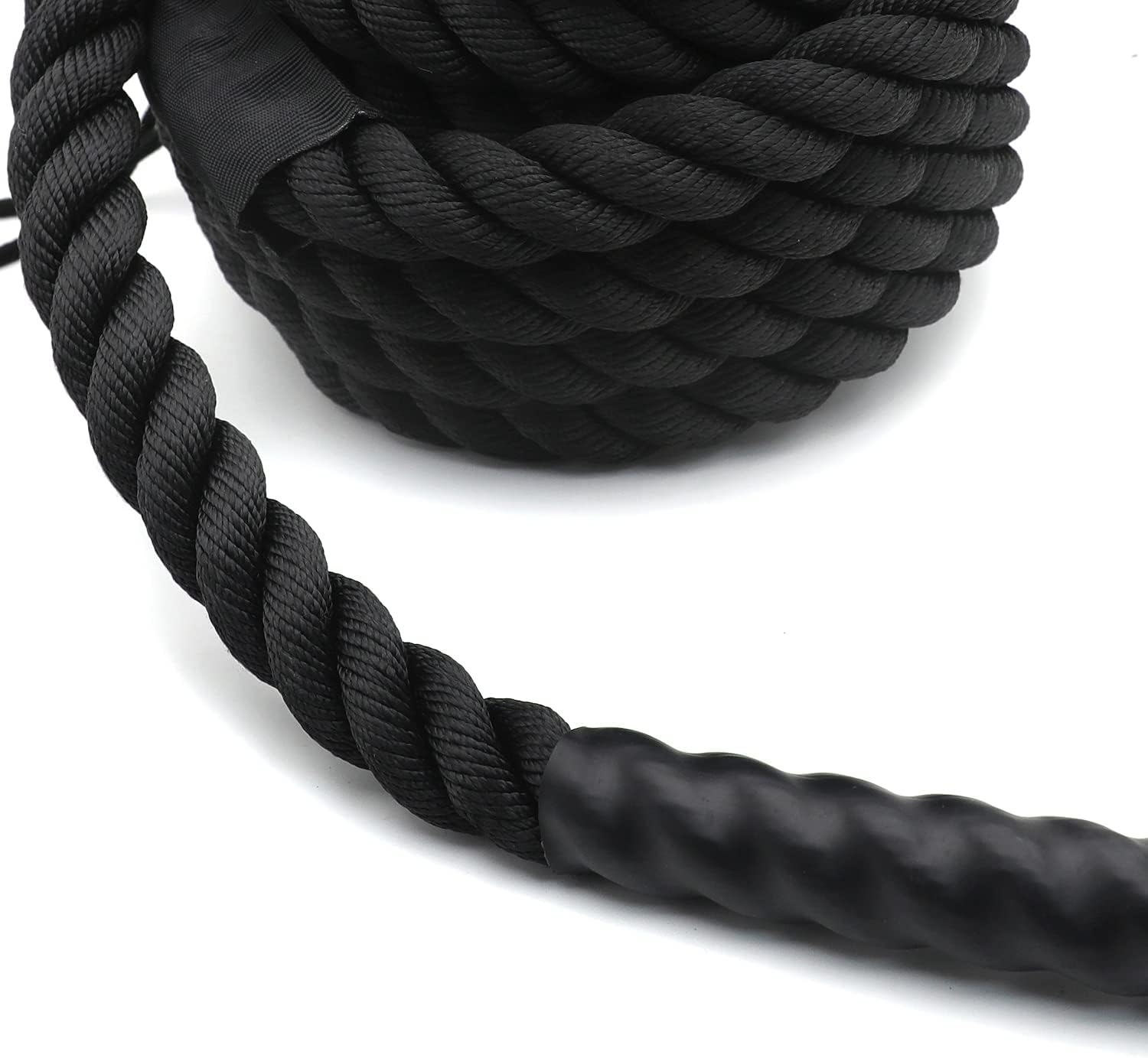 XKMT- Battle Rope Training Rope (1.5/30ft) Sports Exercise Strength Cardio Fitness Outdoors [P/N: ET-HOME005-BK]