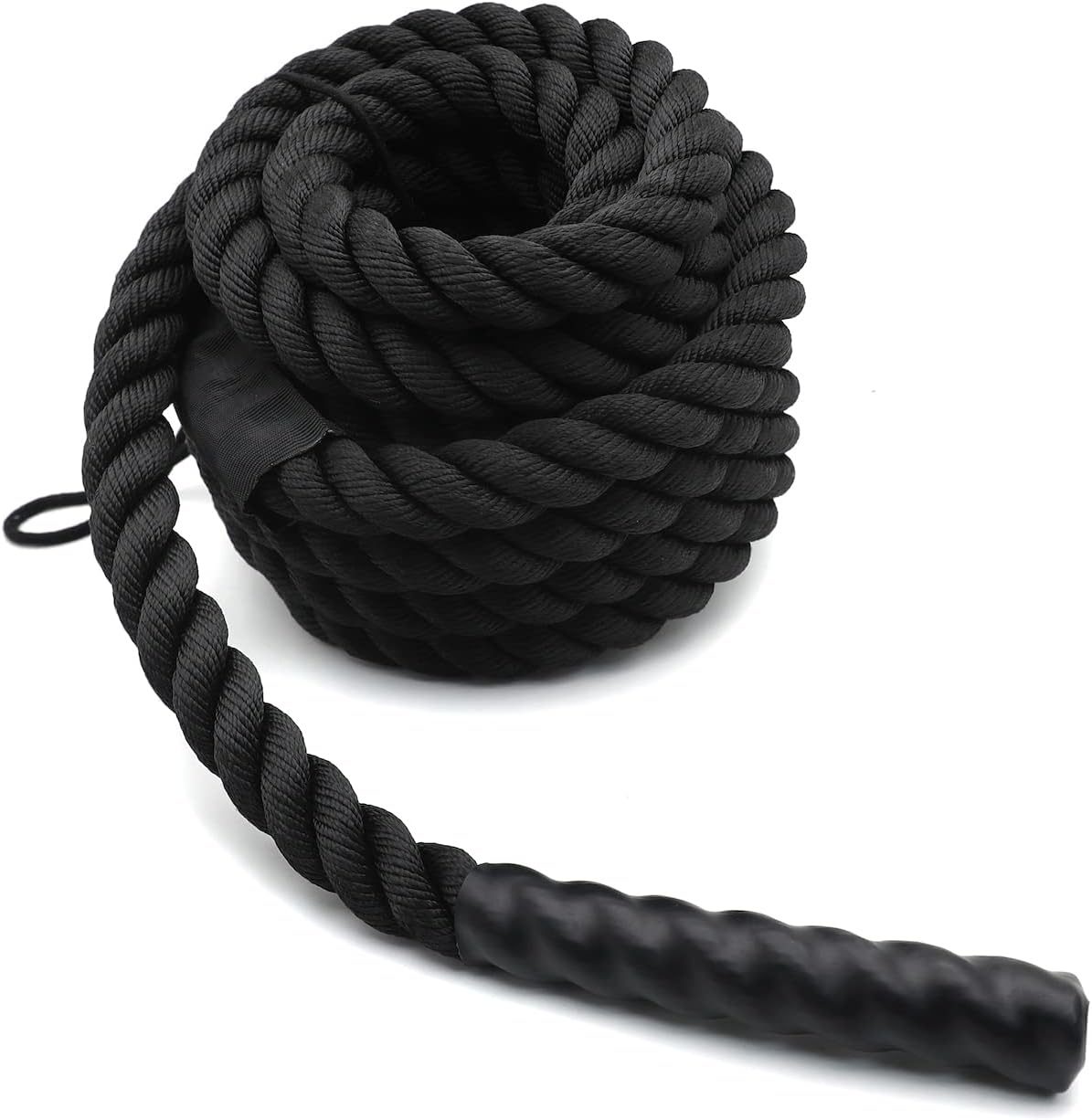 XKMT- Battle Rope Training Rope (1.5/30ft) Sports Exercise Strength Cardio Fitness Outdoors [P/N: ET-HOME005-BK]