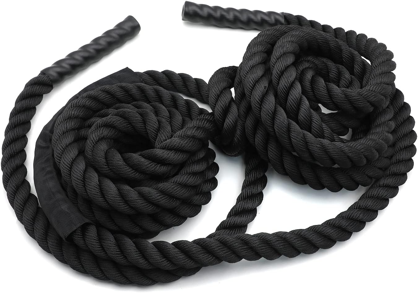 XKMT- Battle Rope Training Rope (1.5/30ft) Sports Exercise Strength Cardio Fitness Outdoors [P/N: ET-HOME005-BK]