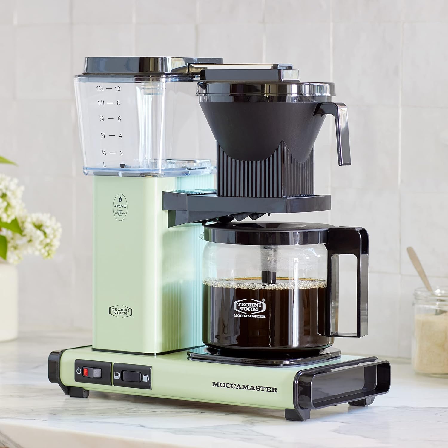 Moccamaster 53925 KBGV Select 10-Cup Coffee Maker, Pistachio Green, 40 ounce, 10-Cup, 1.25L · v2
