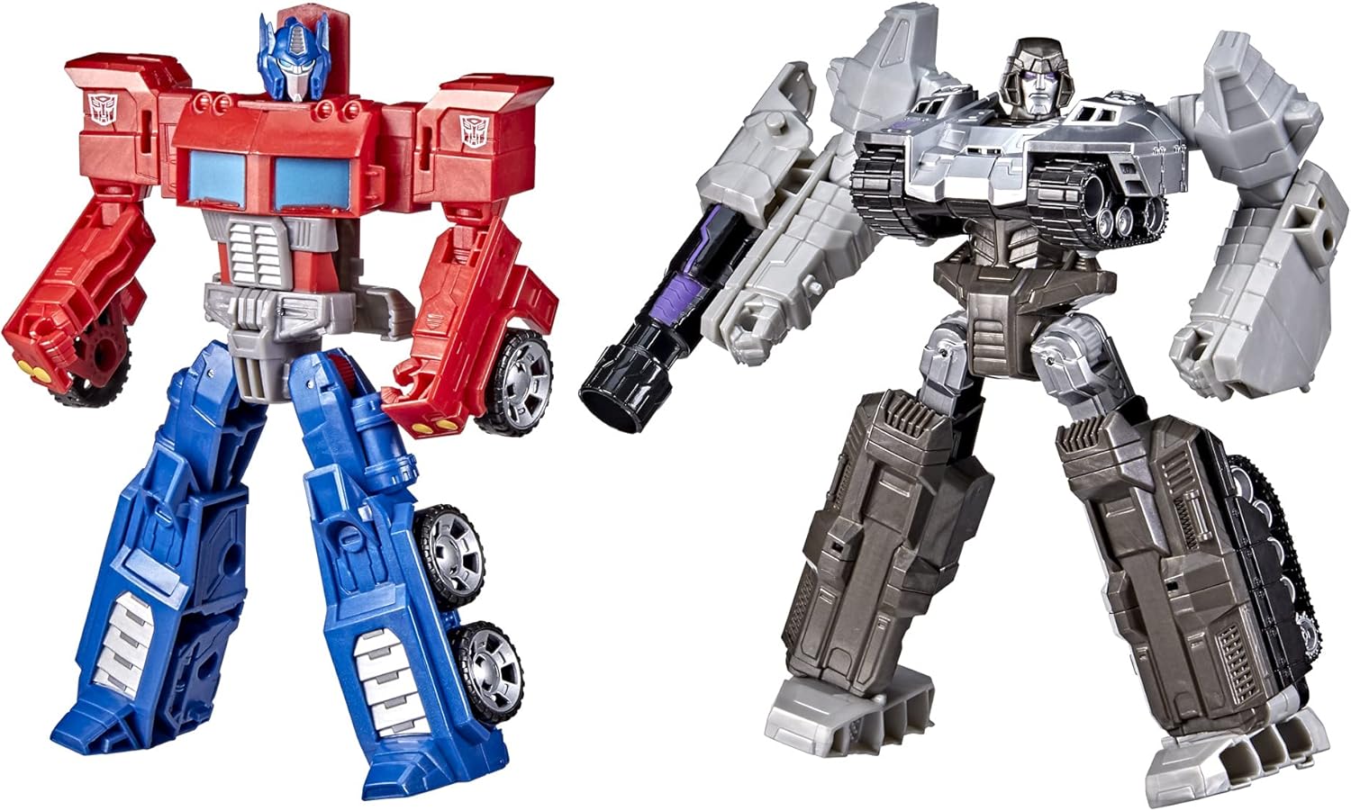 Transformers Toys Heroes and Villains Optimus Prime and Megatron 2-Pack Action Figures - for Kids Ages 6 and Up, 7-inch (Amazon Exclusive) · v2