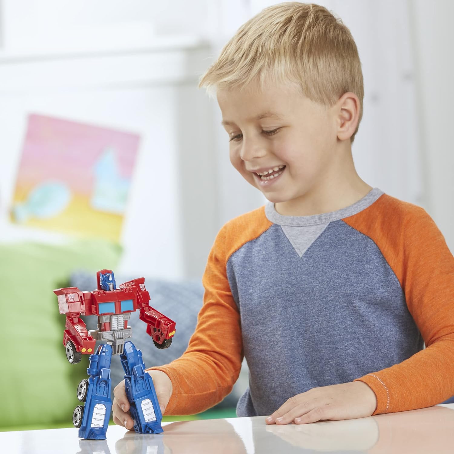Action figure Transformers Toys Heroes and Villains Optimus Prime e Megatron, confezione da 2 - per bambini dai 6 anni in su, 7 pollici (esclusiva Amazon)