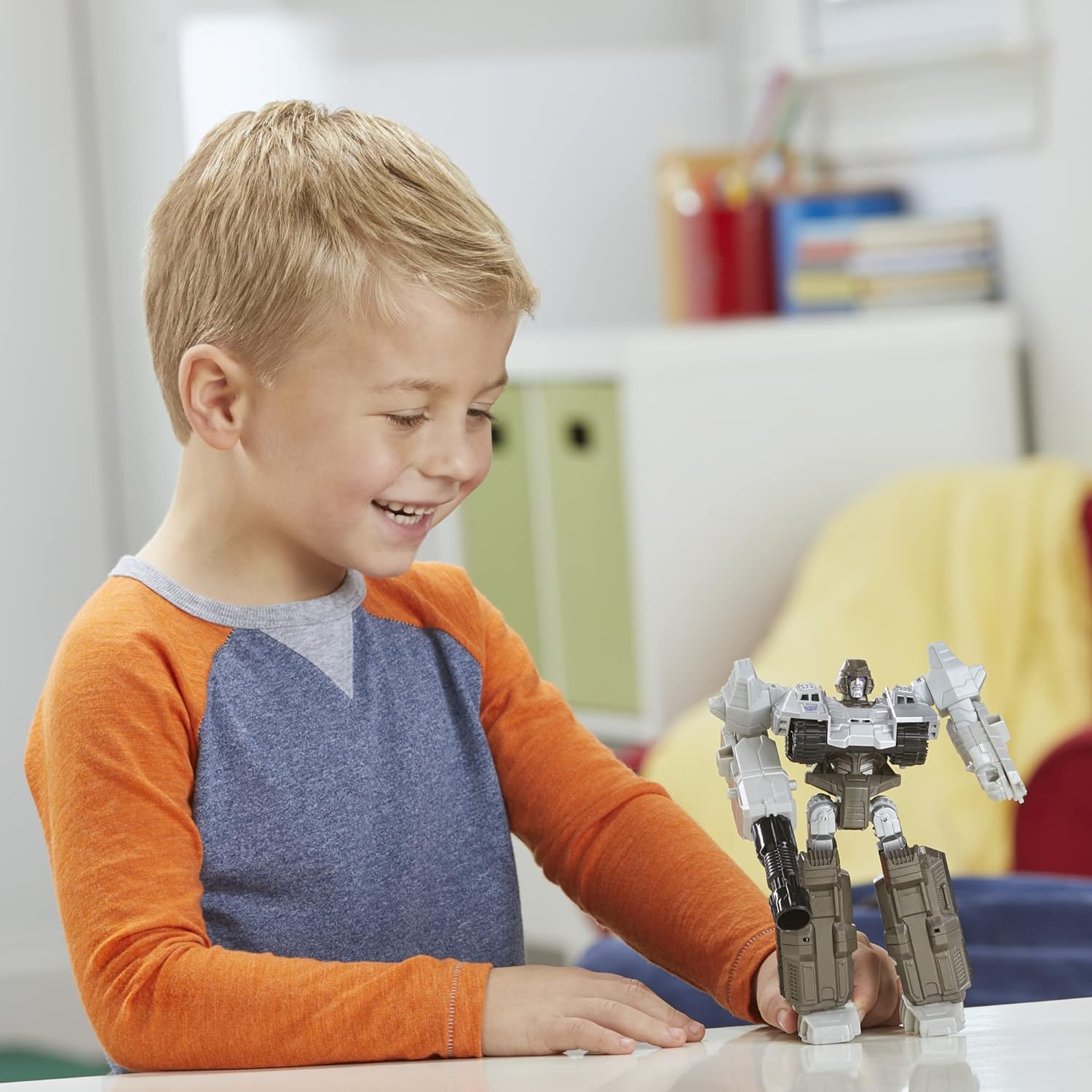 Action figure Transformers Toys Heroes and Villains Optimus Prime e Megatron, confezione da 2 - per bambini dai 6 anni in su, 7 pollici (esclusiva Amazon)