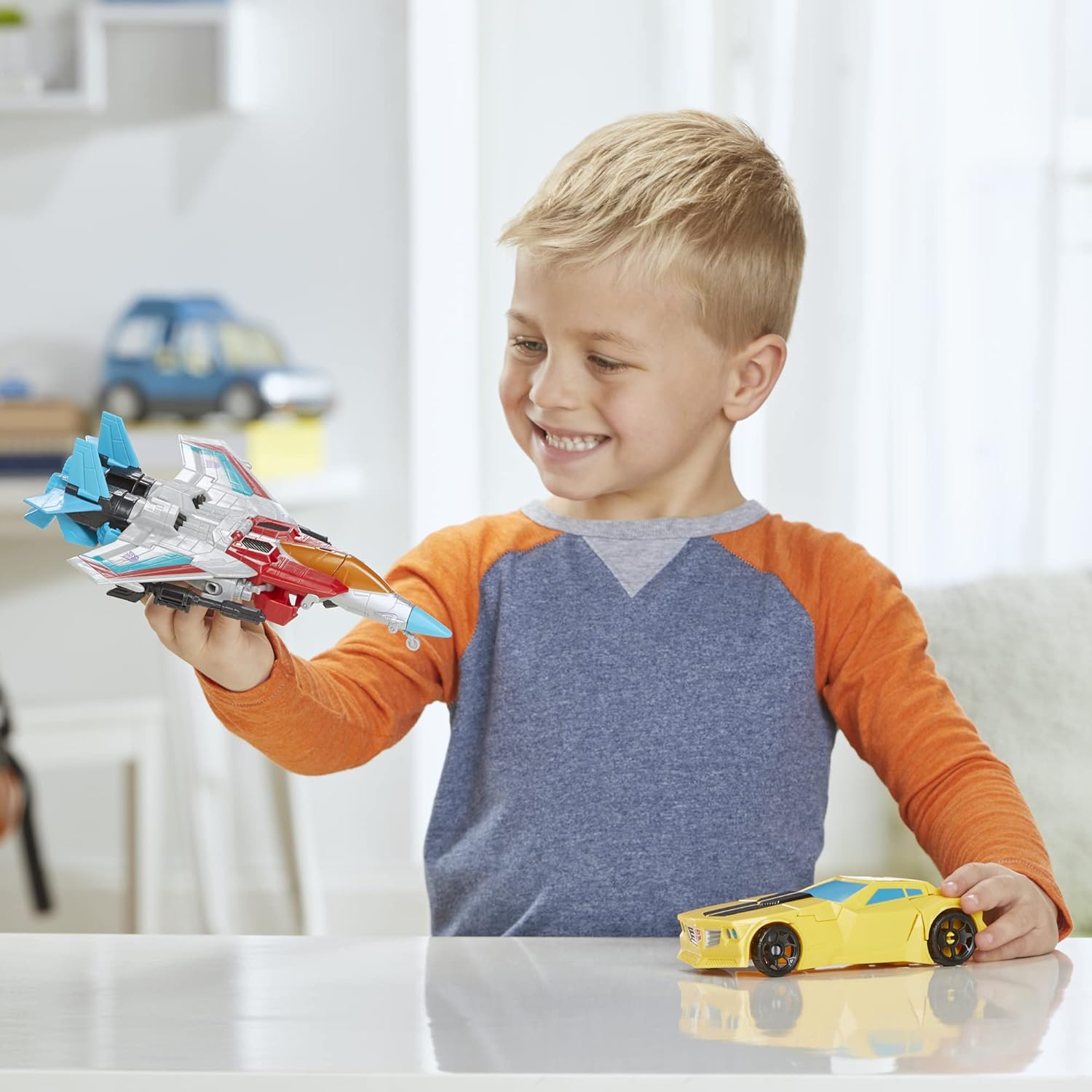 Transformers Toys Heroes and Villains Bumblebee and Starscream 2-Pack Action Figures - for Kids Ages 6 and Up, 7-inch (Amazon Exclusive) · v2