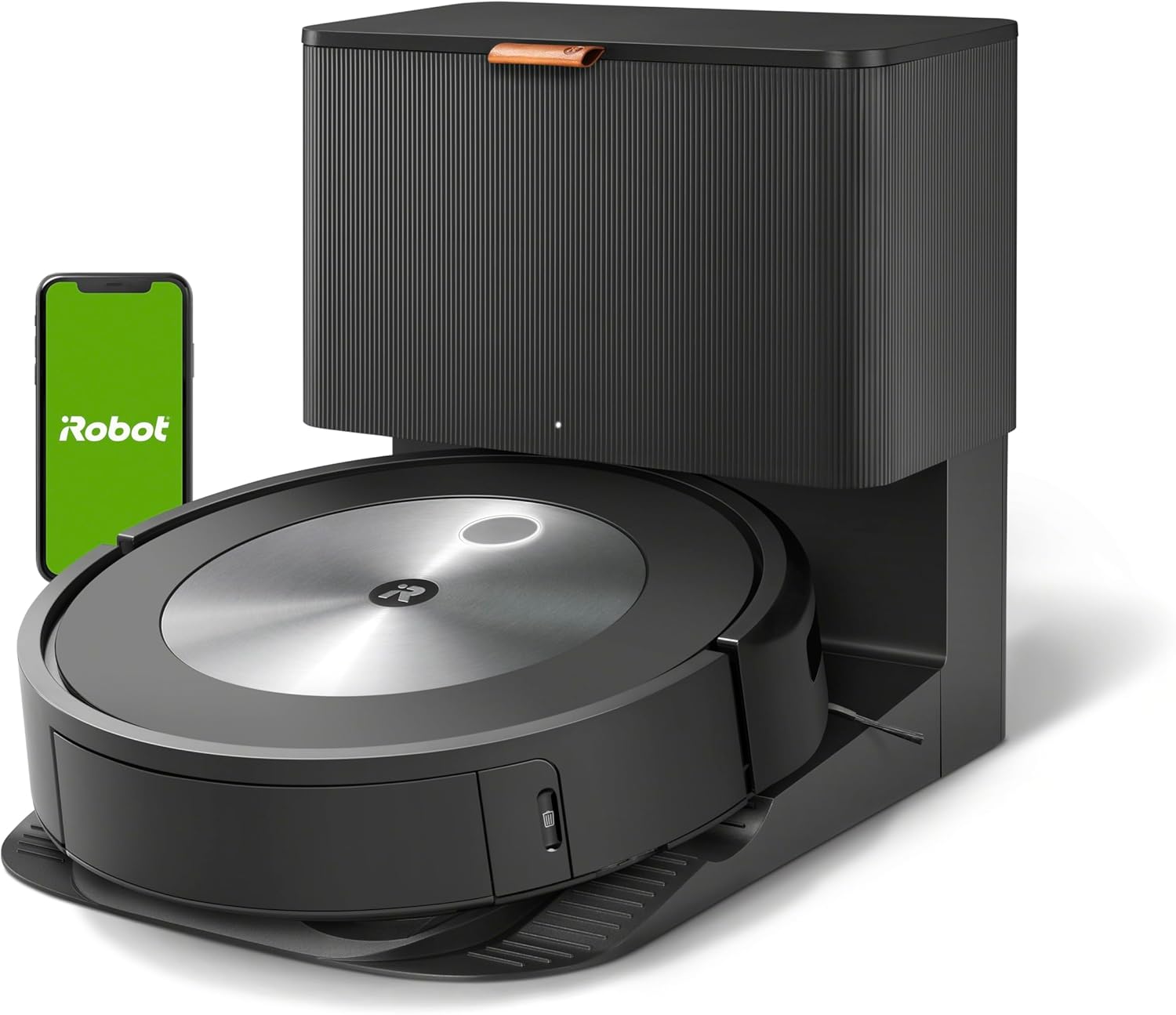 iRobot Roomba j7 (7550) Self-Emptying Robot Vacuum – Uses PrecisionVision Navigation to Identify Avoid Objects Like Socks, Shoes, amp; Pet Waste, Smart Mapping, Self-Empty for Up to 60 Days · v7
