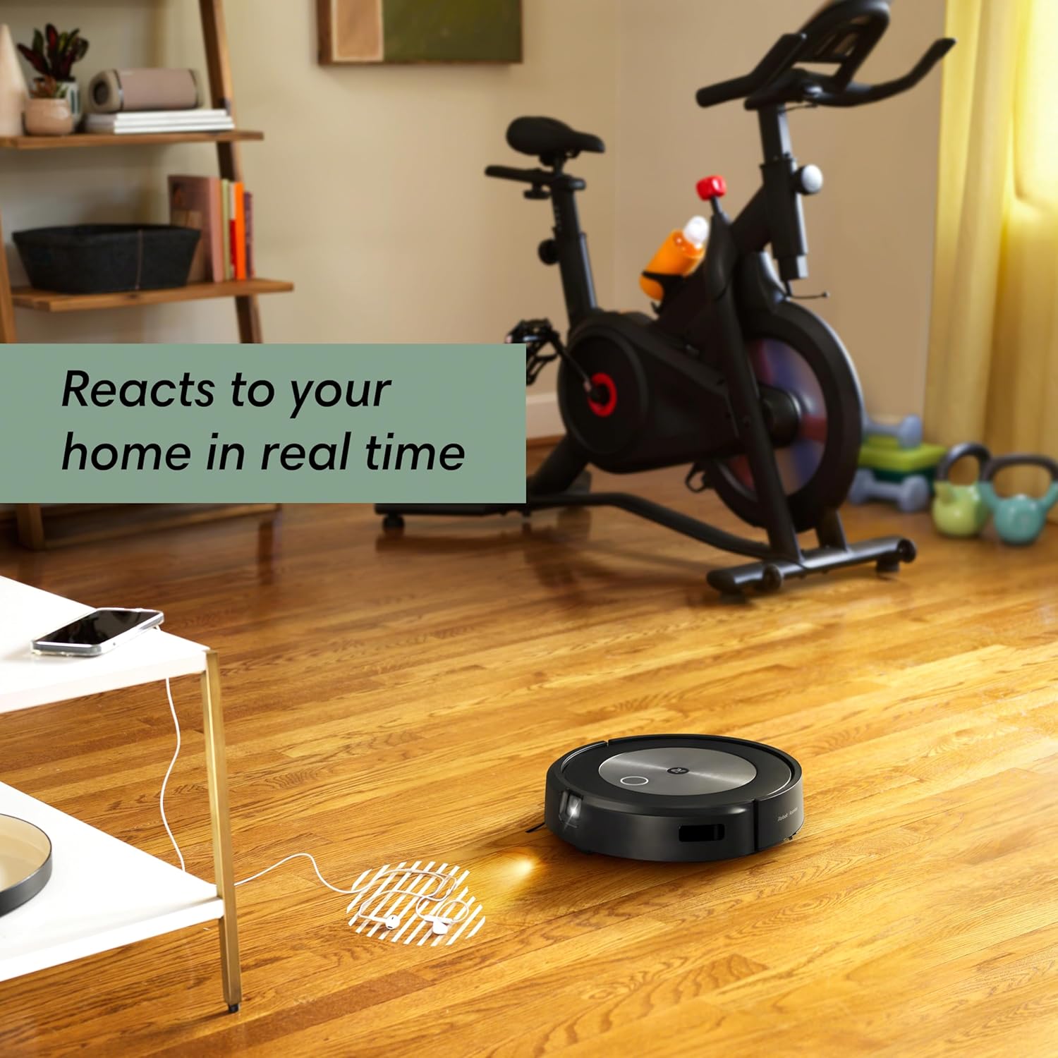 iRobot Roomba j7 (7550) Self-Emptying Robot Vacuum – Uses PrecisionVision Navigation to Identify Avoid Objects Like Socks, Shoes, amp; Pet Waste, Smart Mapping, Self-Empty for Up to 60 Days · v7