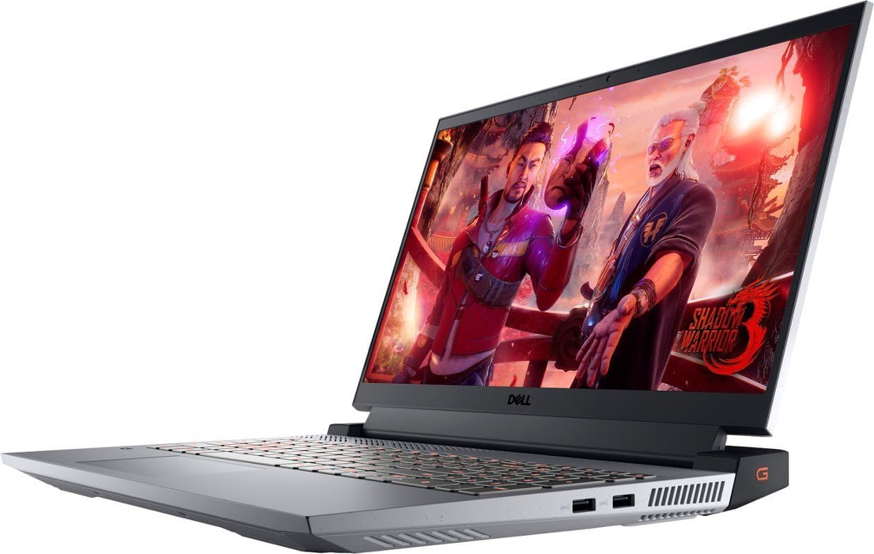 Ordinateur portable de jeu Dell G15 15,6 FHD 120 Hz, AMD Ryzen 5 6600H (jusqu'à 4,50 GHz), NVIDIA GeForce RTX 3050, clavier rétroéclairé, 16 Go de RAM DDR5, SSD PCIe de 1 To, Windows 11h, Wi-Fi 6, Phantom Grey avec mouchetures