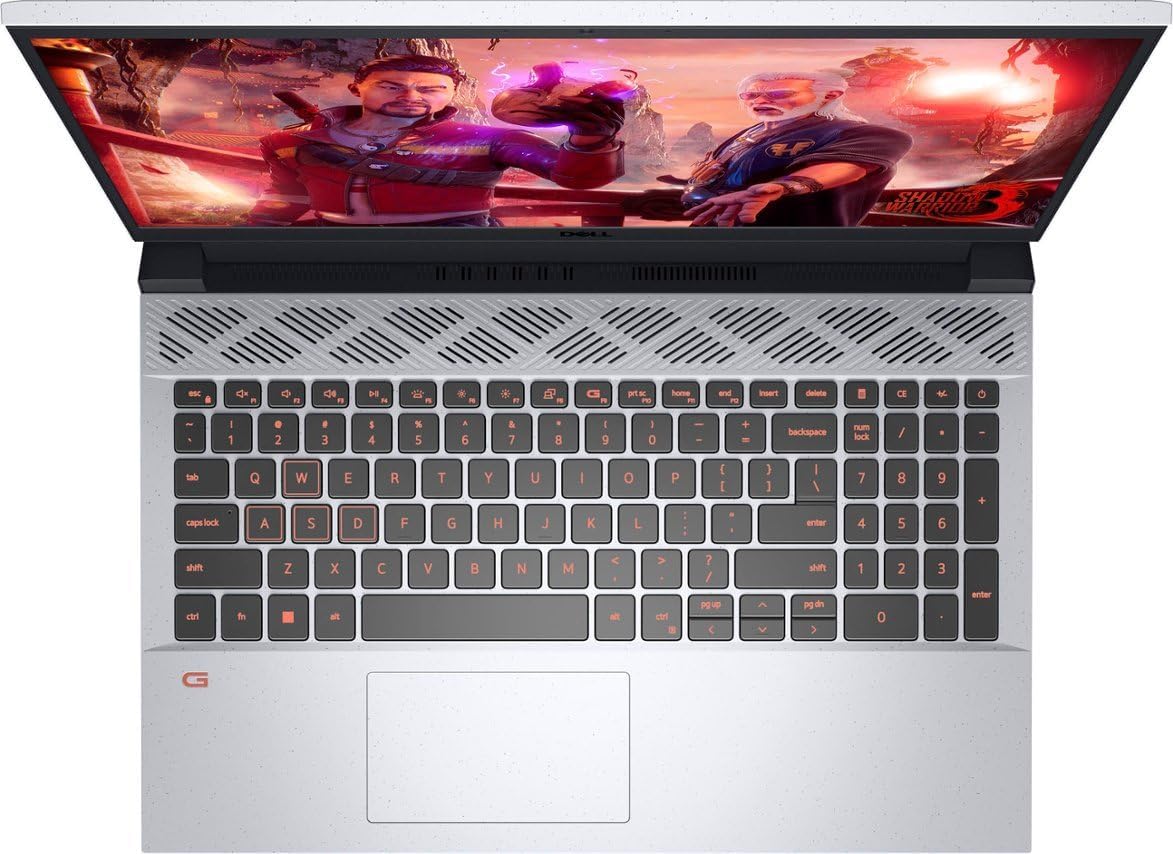Ordinateur portable de jeu Dell G15 15,6 FHD 120 Hz, AMD Ryzen 5 6600H (jusqu'à 4,50 GHz), NVIDIA GeForce RTX 3050, clavier rétroéclairé, 16 Go de RAM DDR5, SSD PCIe de 1 To, Windows 11h, Wi-Fi 6, Phantom Grey avec mouchetures