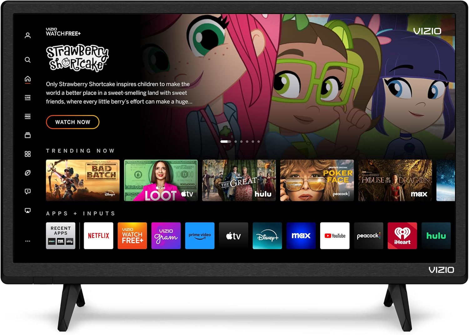 VIZIO 24-inch D-Series Full HD 1080p Smart TV with Apple AirPlay and Chromecast Built-in, Alexa Compatibility, D24f-J09, 2022 Model · v2