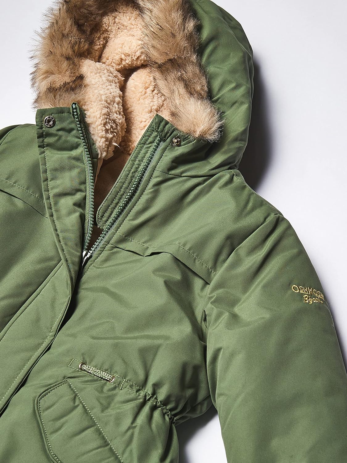 OSHKOSH BGOSH Girls' Heavyweight Faux Fur Hooded Parka Warm Winter Coat