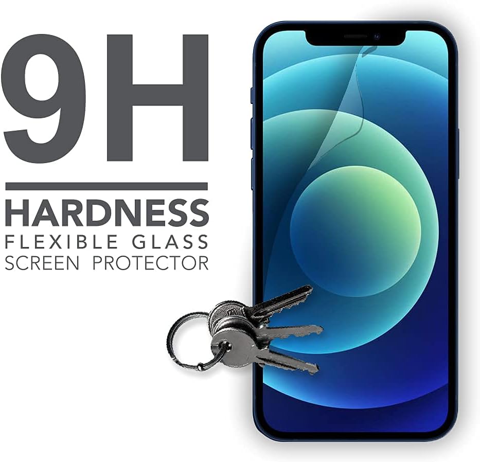 iPhone 12 Mini용 ARMOR 플렉서블 유리 스크린 보호 필름, 9H 프라이버시 가드