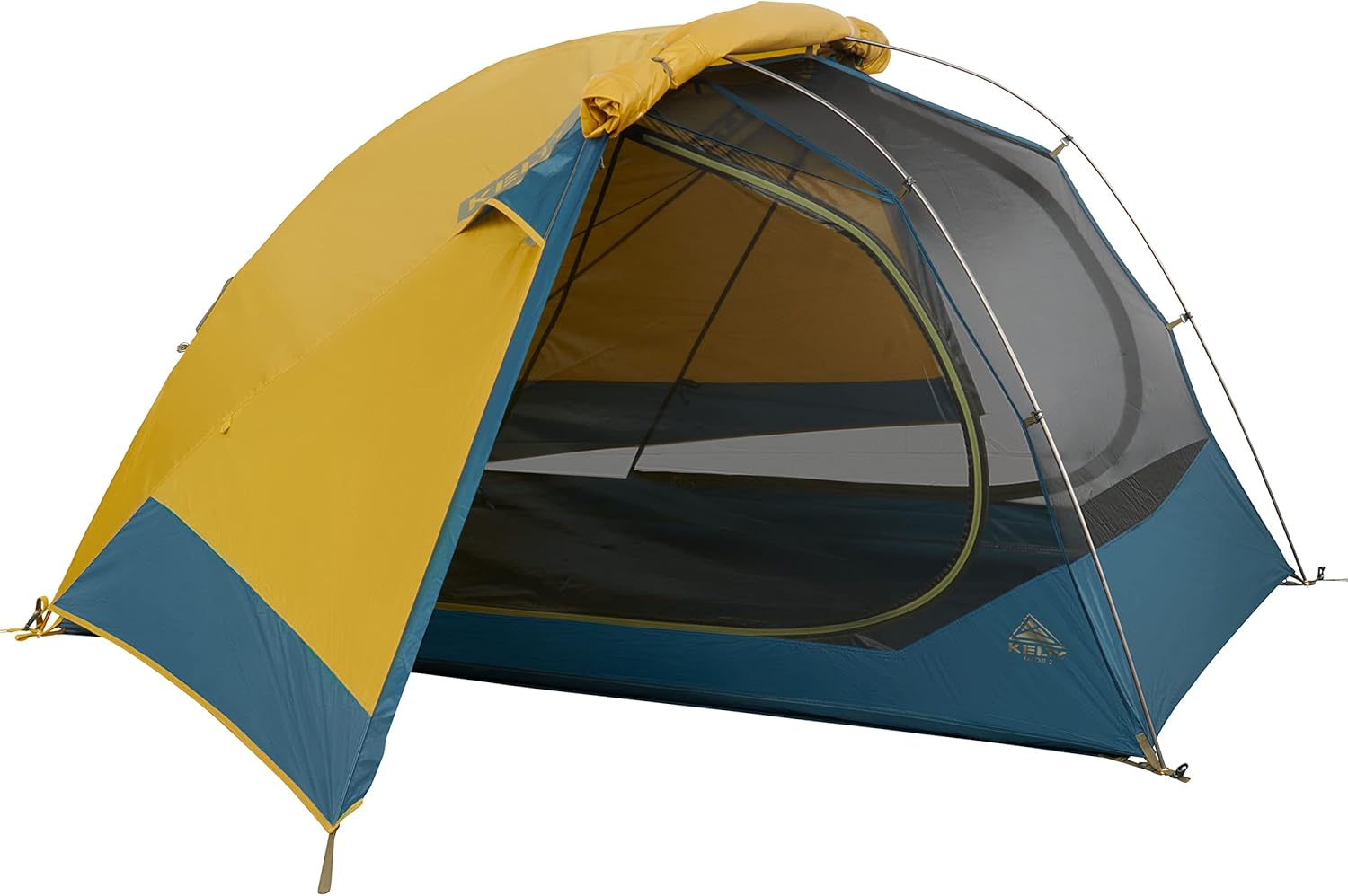 Kelty Far Out Rucksackzelt, Fußabdruckpaket, Kapazität für 2 oder 3 Personen, Rucksack-Starterset und Campingunterstand, Packsack im Lieferumfang enthalten