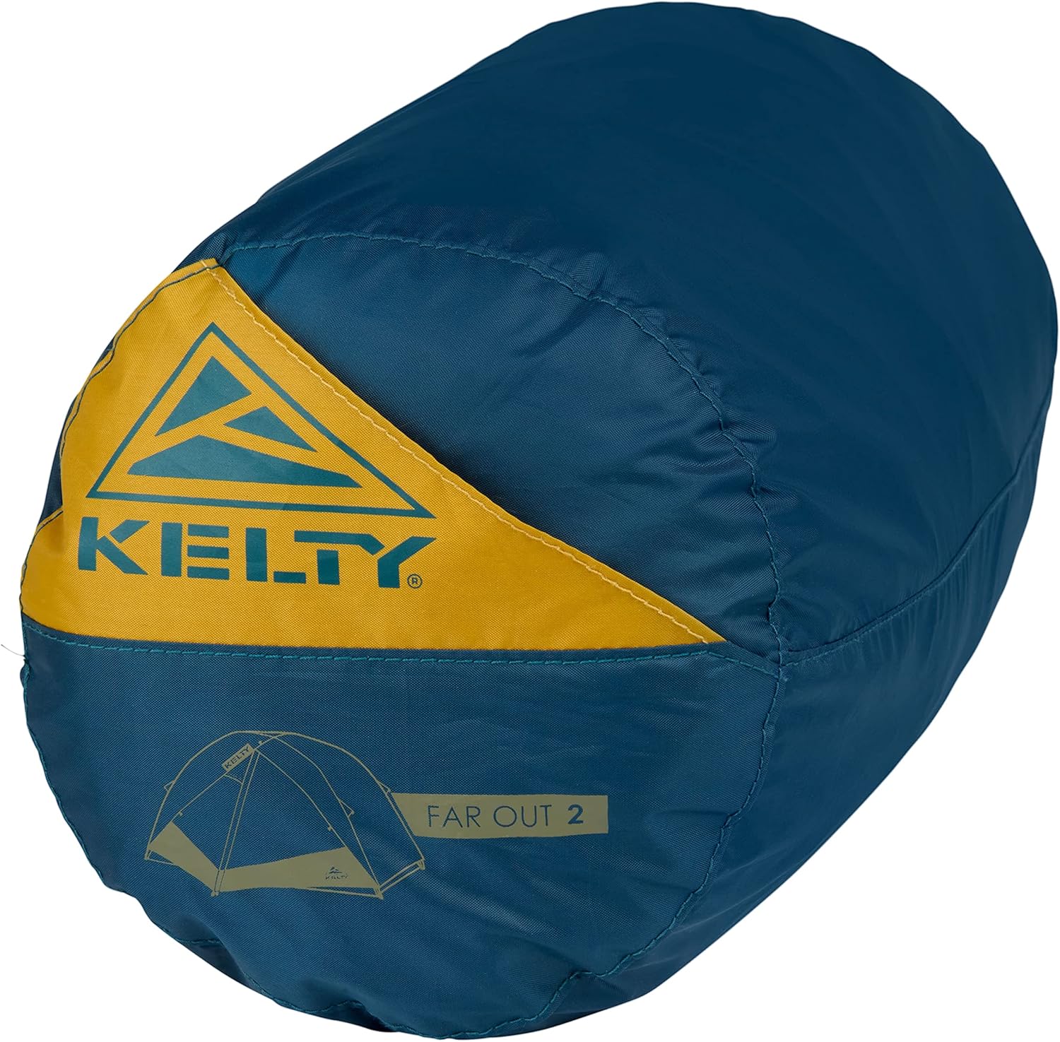 Kelty Far Out Rucksackzelt, Fußabdruckpaket, Kapazität für 2 oder 3 Personen, Rucksack-Starterset und Campingunterstand, Packsack im Lieferumfang enthalten