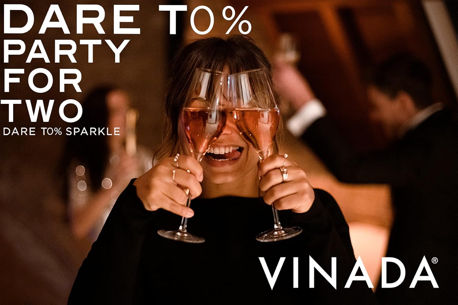 VINADA - Confezione varietale Crispy Chardonnay, Sparkling Gold, Sparkling Rose (zero alcol) - 750 ml (12 bottiglie di vetro)