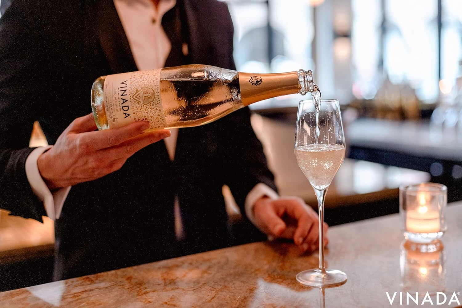 VINADA - Confezione varietale Crispy Chardonnay, Sparkling Gold, Sparkling Rose (zero alcol) - 750 ml (12 bottiglie di vetro)