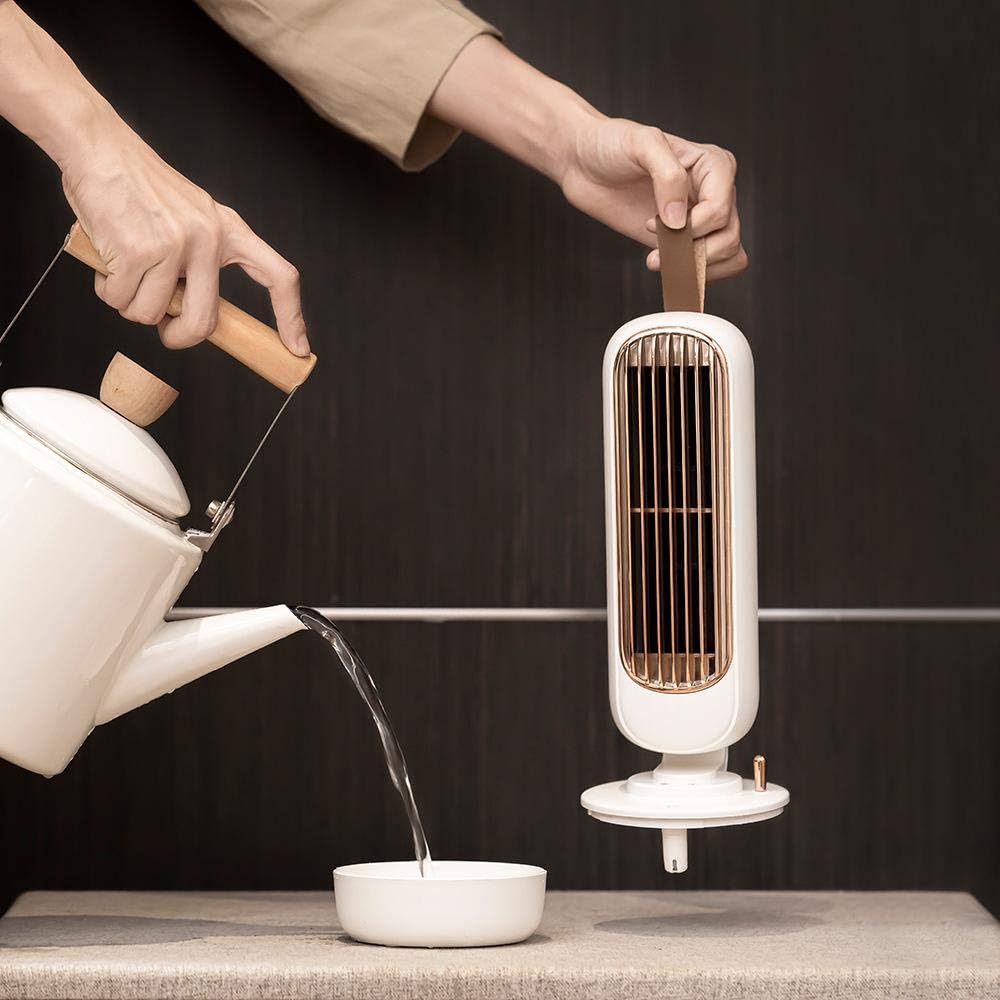 Leafless Vertical Fan Humidifier Purifier Suitable for Home Office Air Conditioner,White · v2