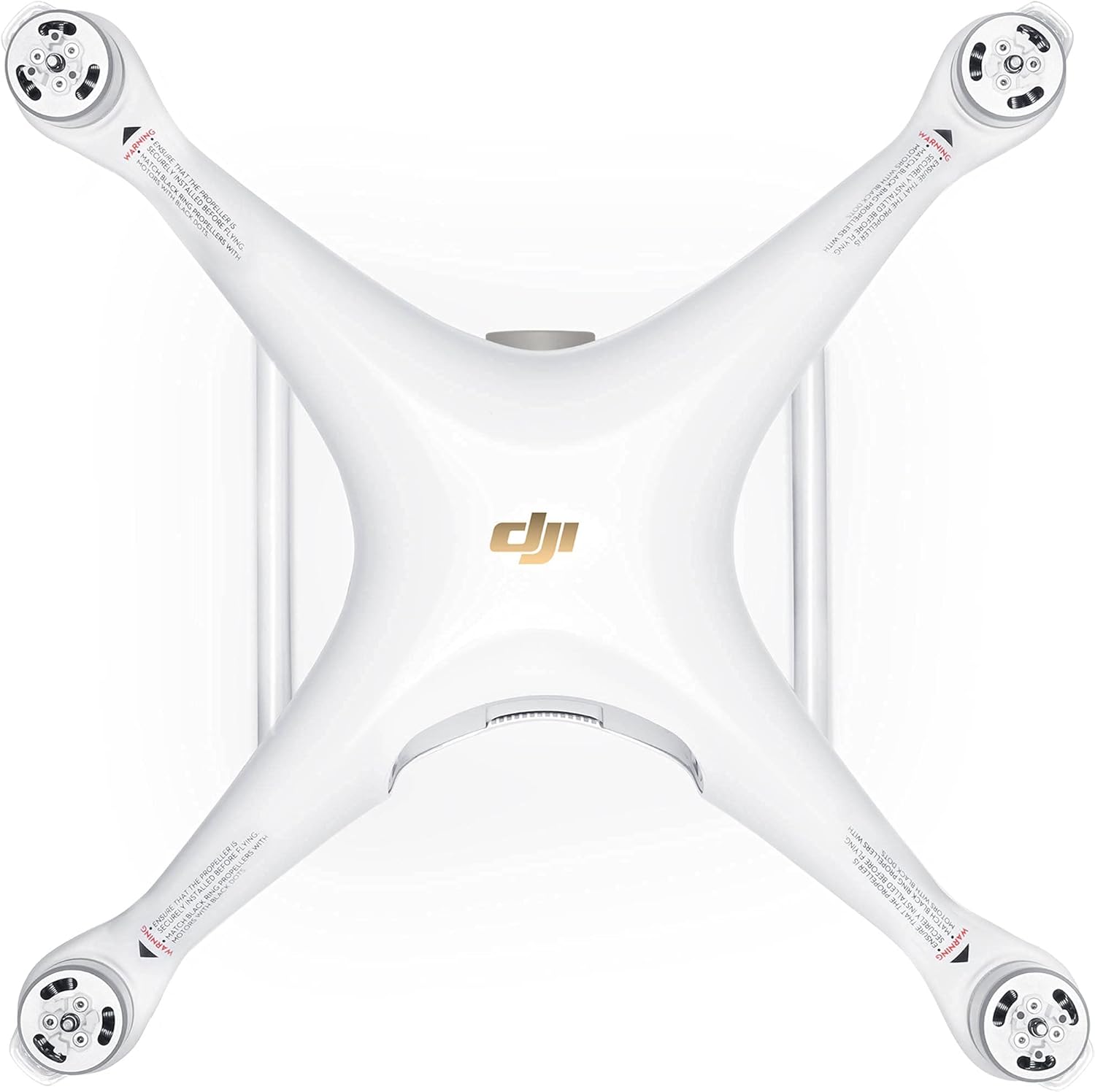 Quadricottero DJI Phantom 4 Pro/Pro V2.0 (solo aereo) (include fotocamera gimbal. Esclude telecomando, batteria, caricabatterie, oggetti di scena)
