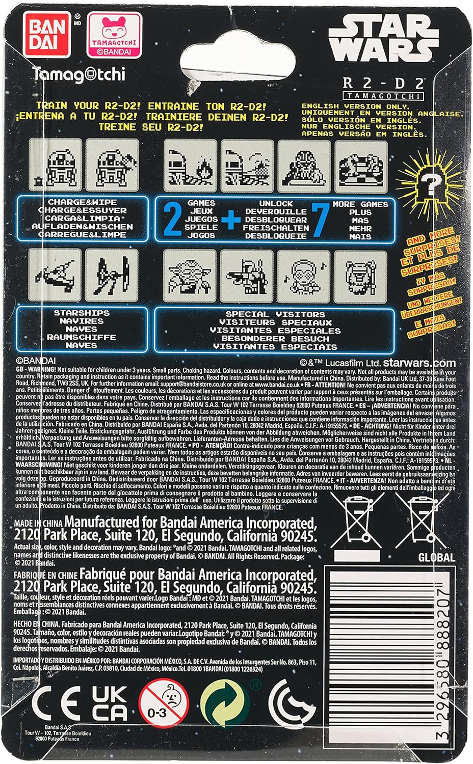 Tamagotchi Nano x Star Wars: R2-D2 Tamagotchi, Classic · v2