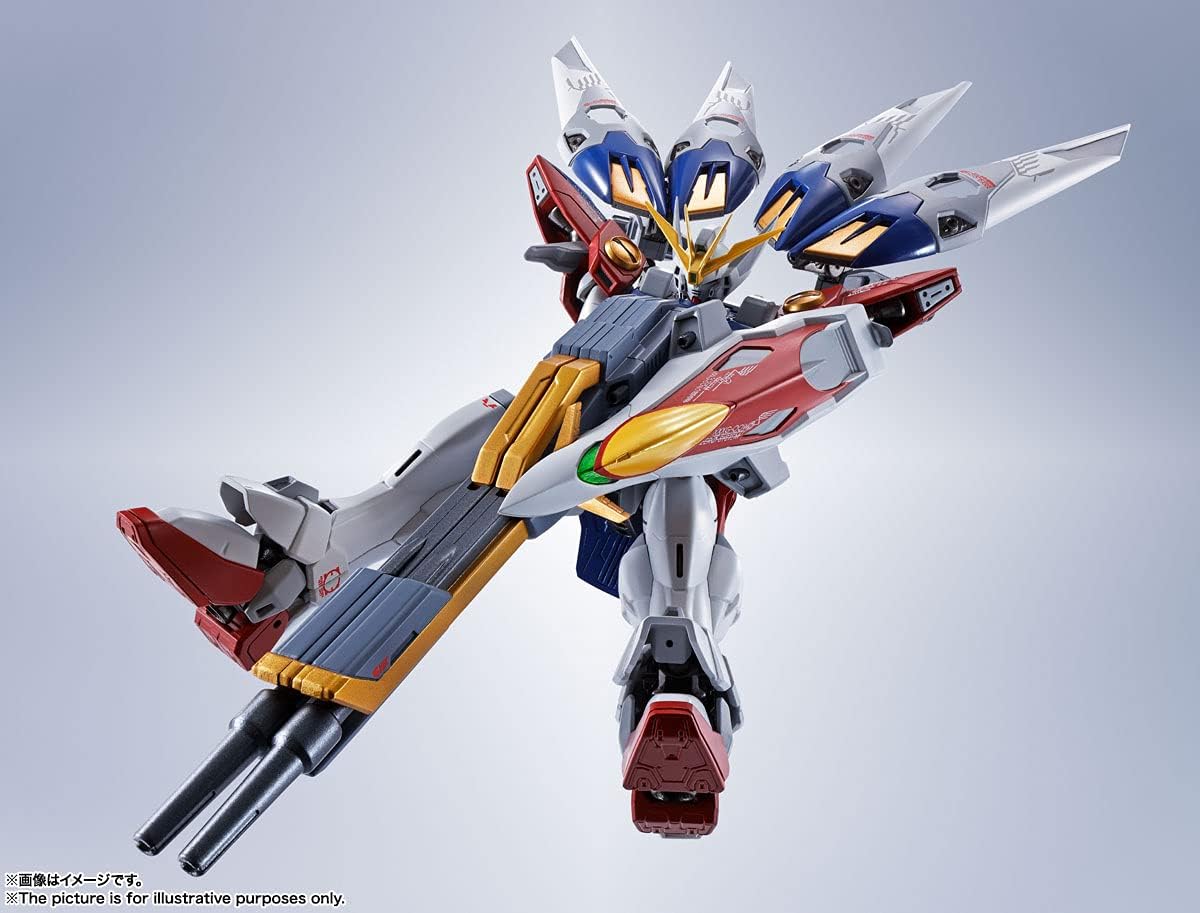 TAMASHII NATIONS - Yeni Mobil Rapor Gundama Kanadı - Wing Gundama Zero, Bandai Spirits Metal Robot Ruhları Koleksiyonluk