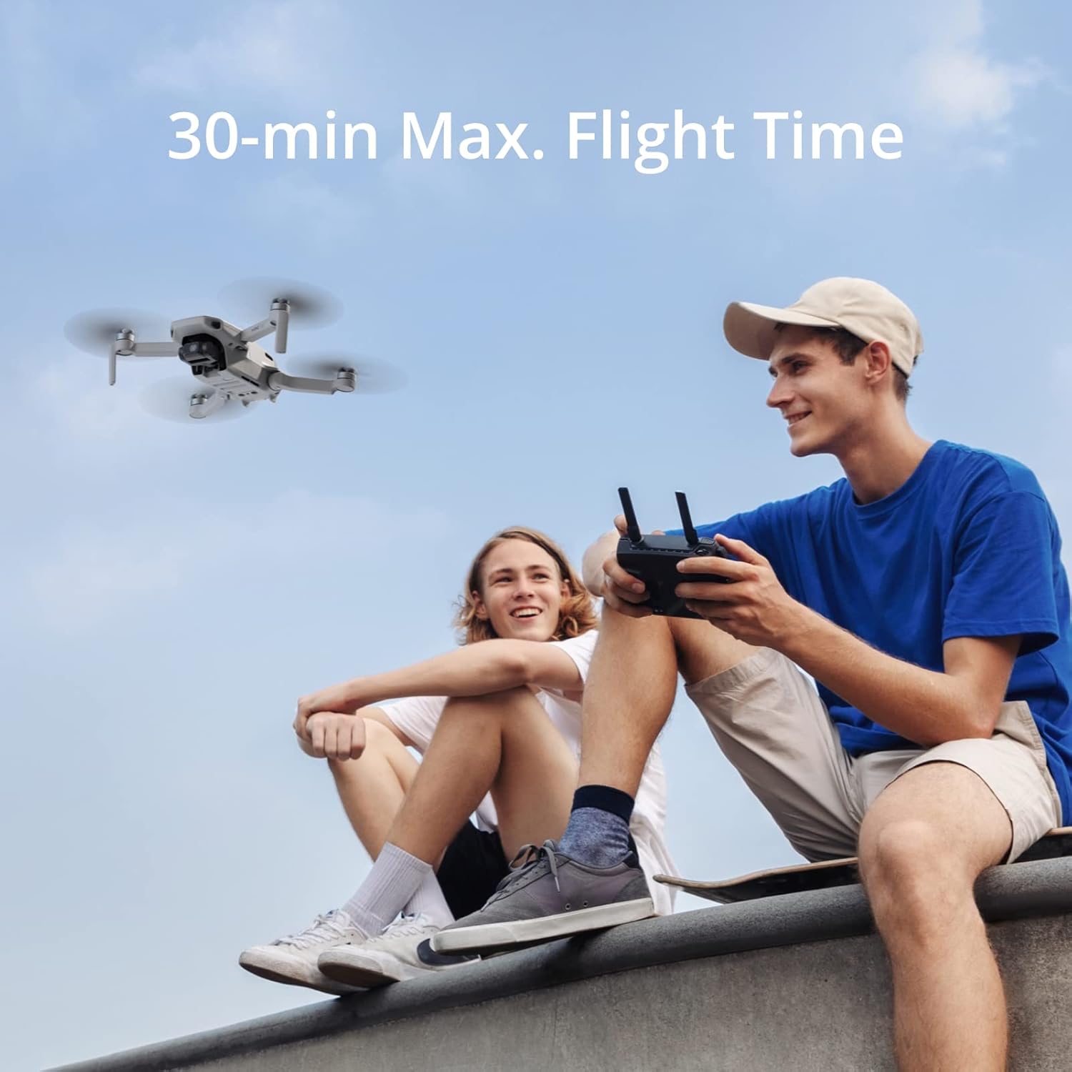 DJI Mini Neo, quadricottero drone con giunto cardanico a 3 assi, meno di 249 g, resistenza al vento in scala 5 migliorata, Return to Home, per principianti di droni, grigio