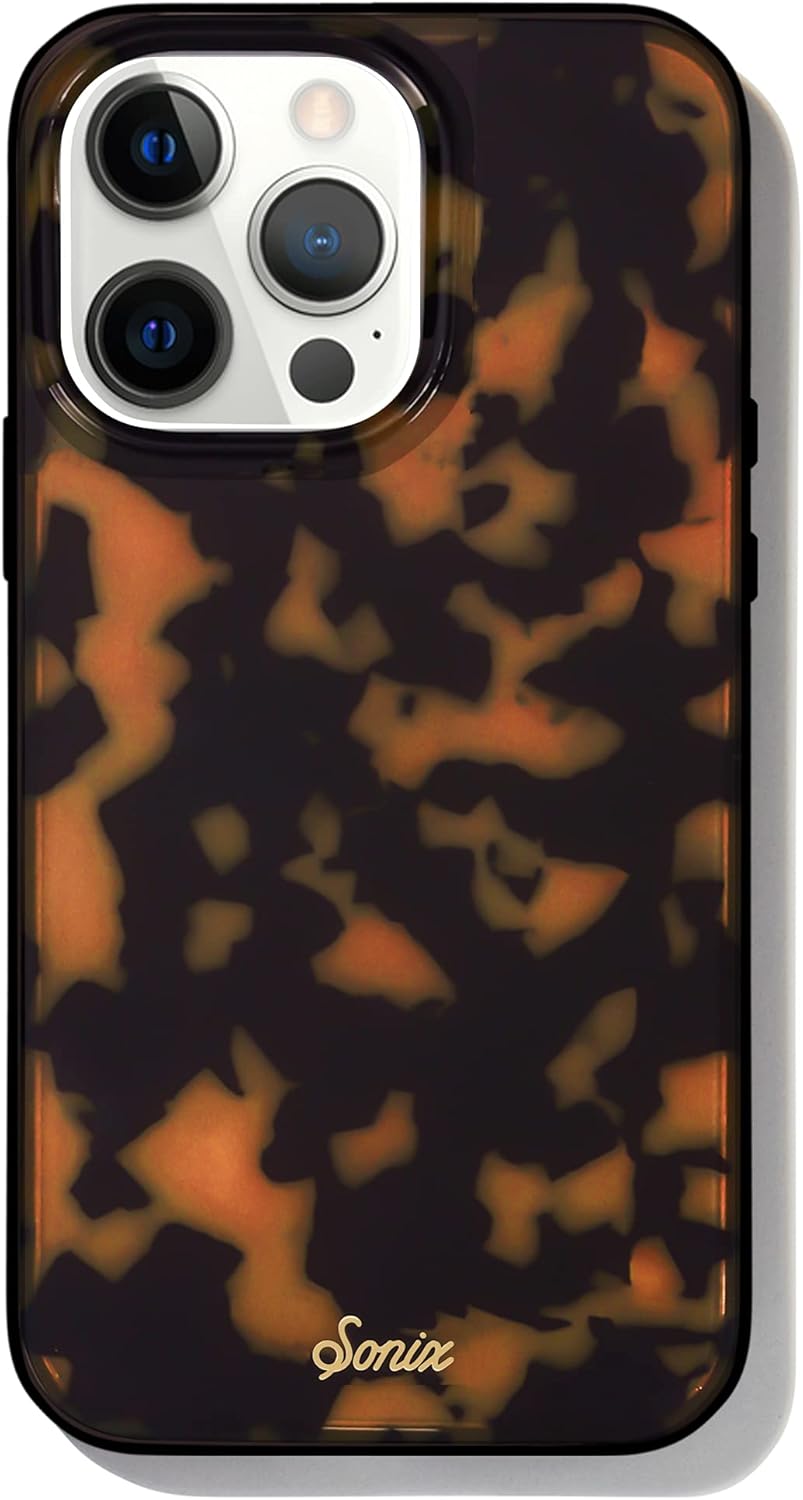 Custodia per telefono Sonix per iPhone 13 Pro | Testata contro cadute da 3 m | Custodia tartarugata classica | Brown Tort