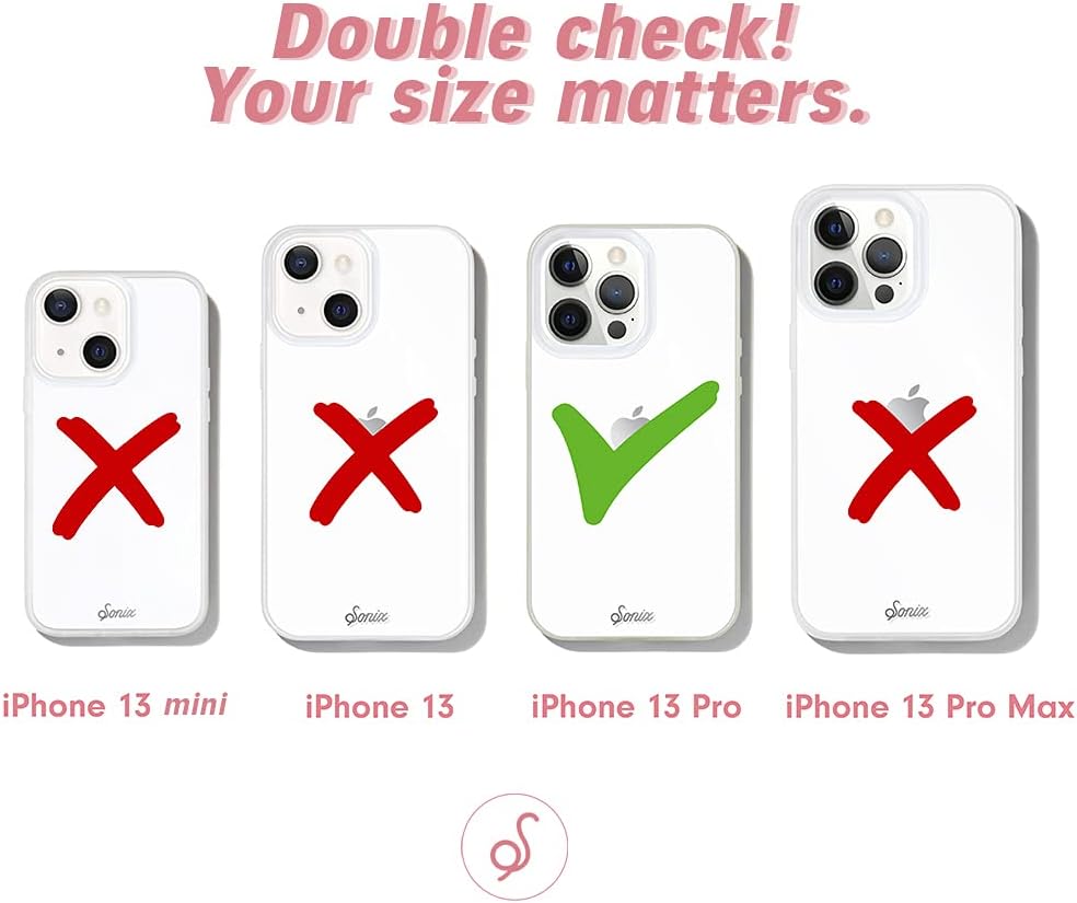 Custodia per telefono Sonix per iPhone 13 Pro | Testata contro cadute da 3 m | Custodia tartarugata classica | Brown Tort