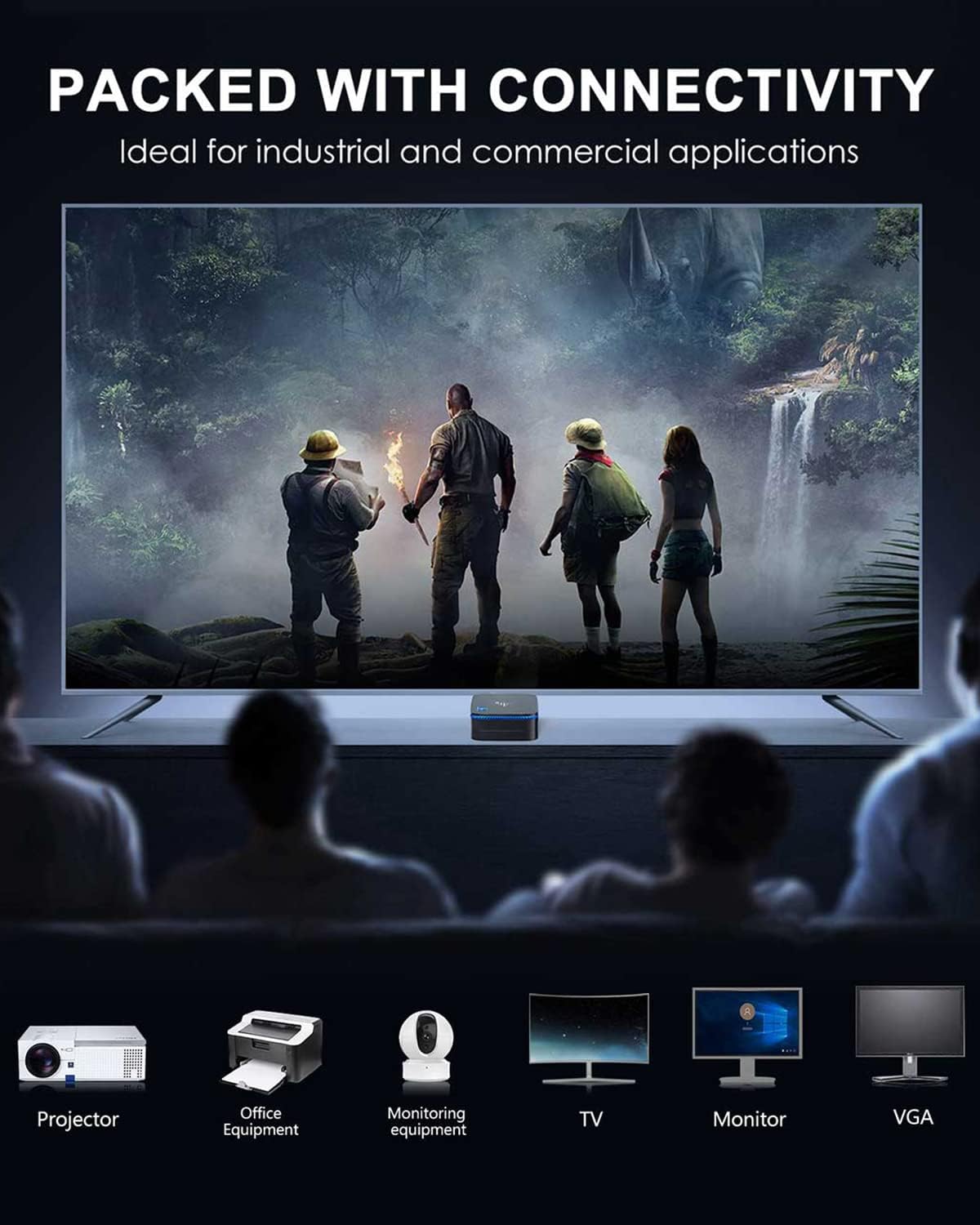 KAMRUI Mini PC Computers, AK1 PRO 12GB RAM 256GB SSD Mini Desktop Computer Intel Celeron N5105 CPU, 4 Core Micro PC Computer, Desktop PC 4K, Support 2.5’’ SSD, 2.4G/ 5.0G WiFi, Gigabit Ethernet, HTPC · v6