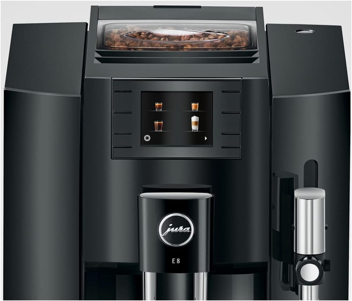 Jura E8 (NAA) 4th Gen Automatic Coffee Machine (Piano Black) · v2