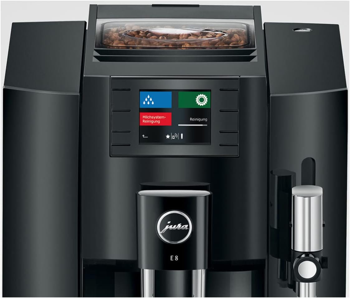 Jura E8 (NAA) 4th Gen Automatic Coffee Machine (Piano Black) · v2