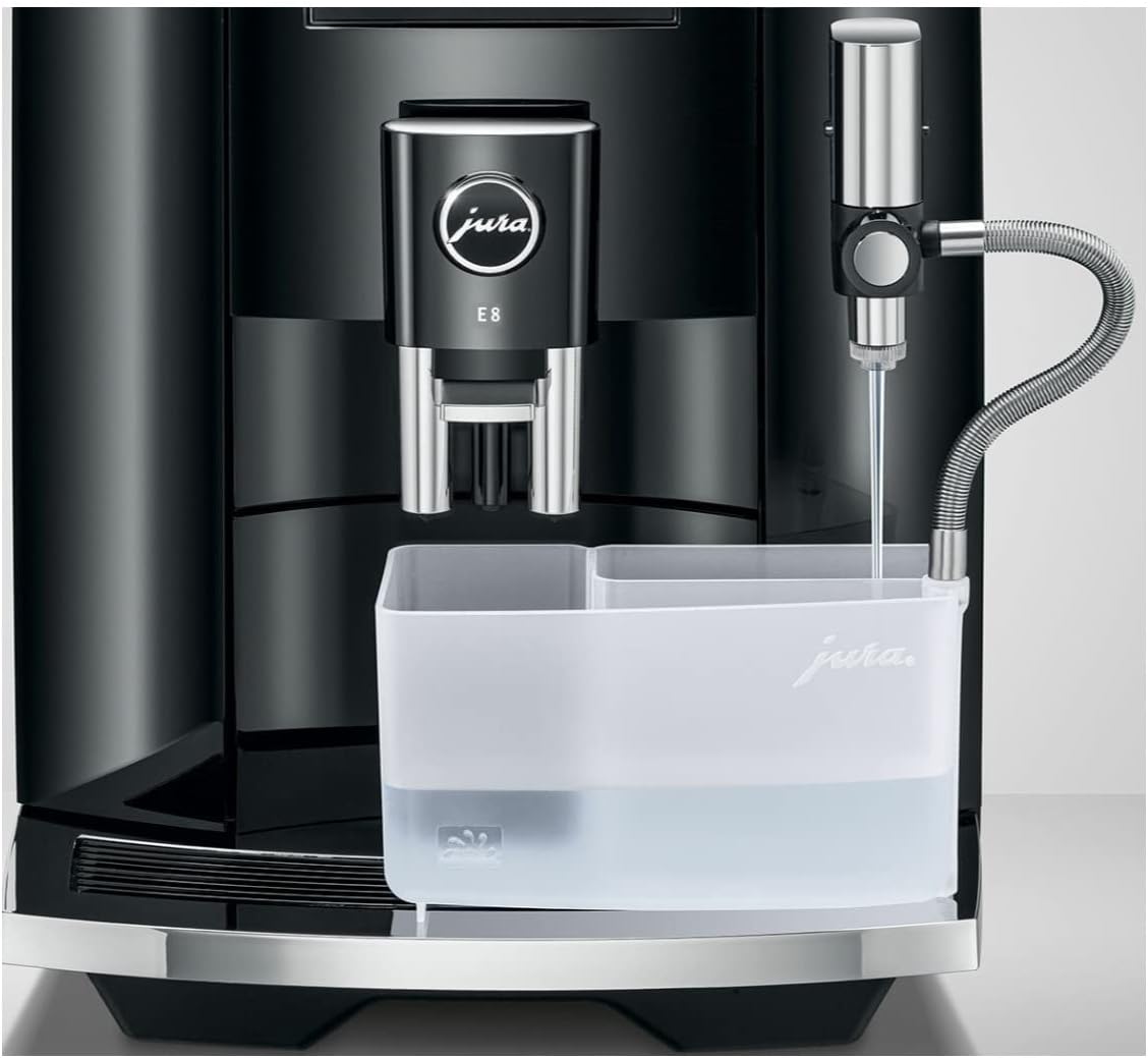 Jura E8 (NAA) 4th Gen Automatic Coffee Machine (Piano Black) · v2