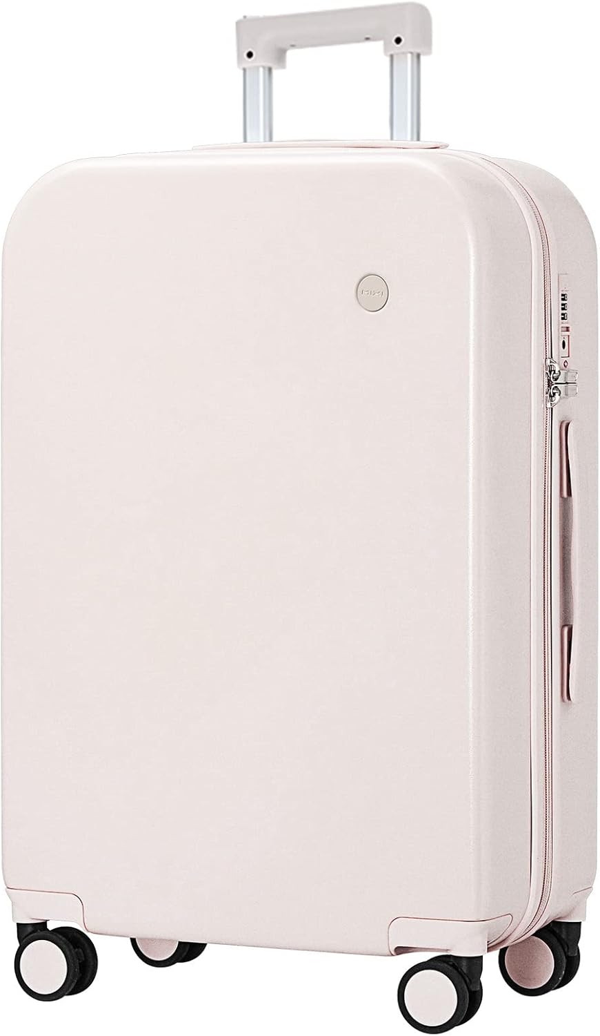 Valigia, bagaglio con ruote girevoli, valigia rigida Mixi, PC con coperchio, chiusura TSA Lock, custodia da viaggio leggera