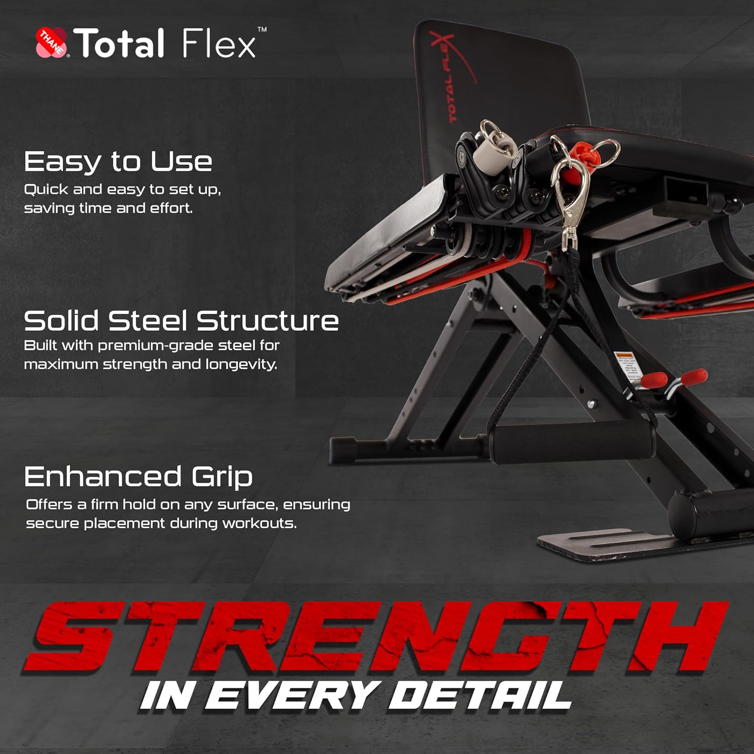 Compact Design, Home Gym, Versitiale Exercises, Workout Equipment, Fitness Equipment · v4