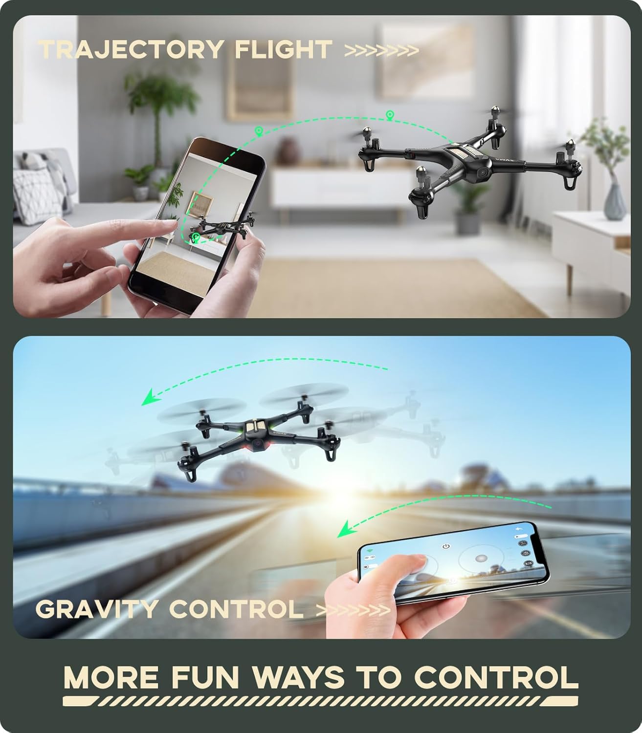 카메라가 장착된 드론, SYMA X600W 접이식 1080P FPV 카메라 드론, 성인용, 어린이용, 원격 제어 쿼드콥터, 소년용, 소녀용, 고도 유지, 헤드리스 모드, 원키 스타트, 3D 플립, 배터리 2개