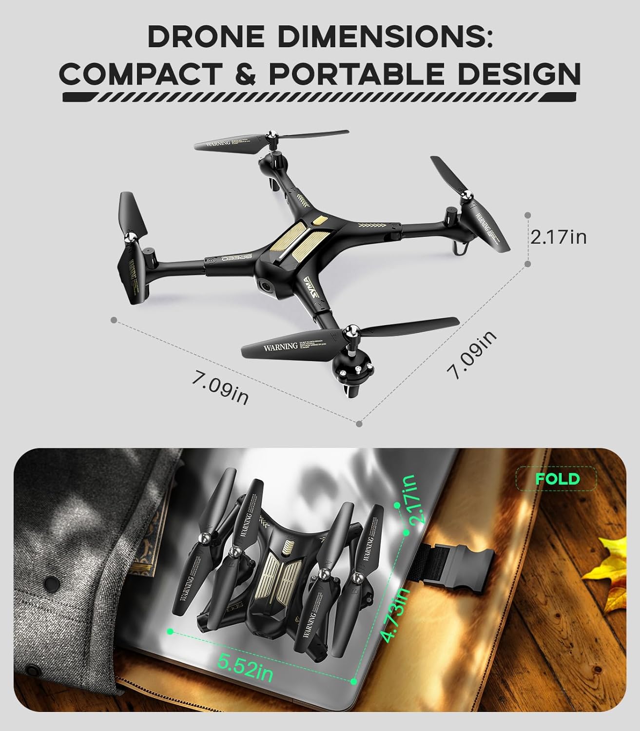 카메라가 장착된 드론, SYMA X600W 접이식 1080P FPV 카메라 드론, 성인용, 어린이용, 원격 제어 쿼드콥터, 소년용, 소녀용, 고도 유지, 헤드리스 모드, 원키 스타트, 3D 플립, 배터리 2개