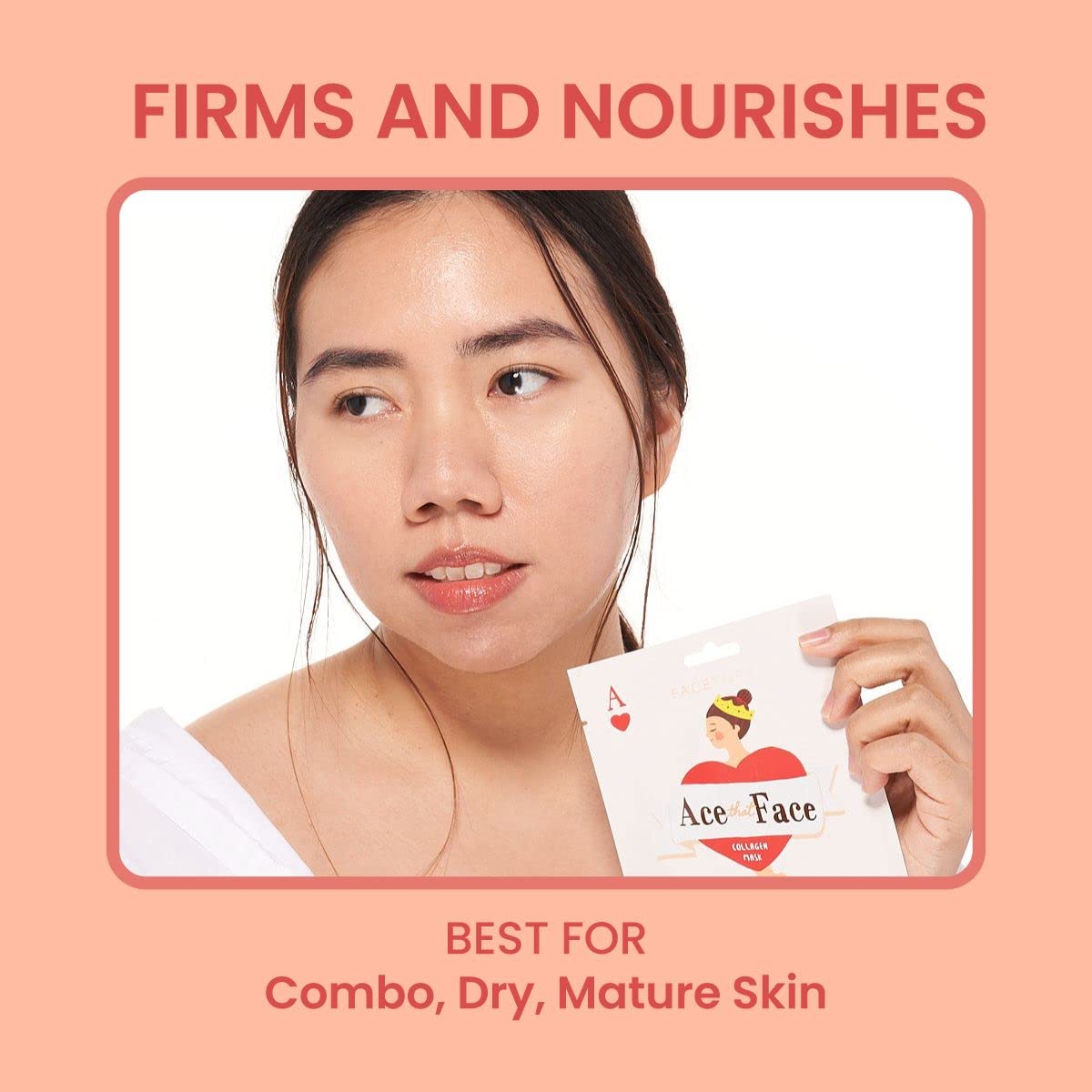 FACETORY 25 Pack Sheet Mask Collection- Hydrating Essence Korean Sheet Mask, for All Skin Types, Nourishing, Soothing, Refreshing, Variety Pack with Collagen, Cica, Oat, Niacinamide, and More · v4