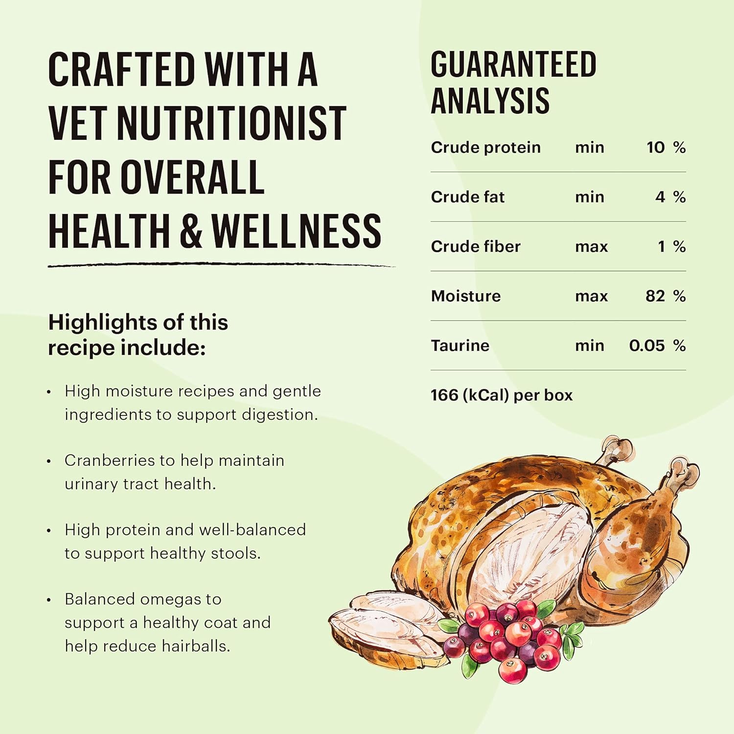 The Honest Kitchen Minced - Kip in Bone Broth, natvoer voor katten, 5,5 oz (verpakking van 12)