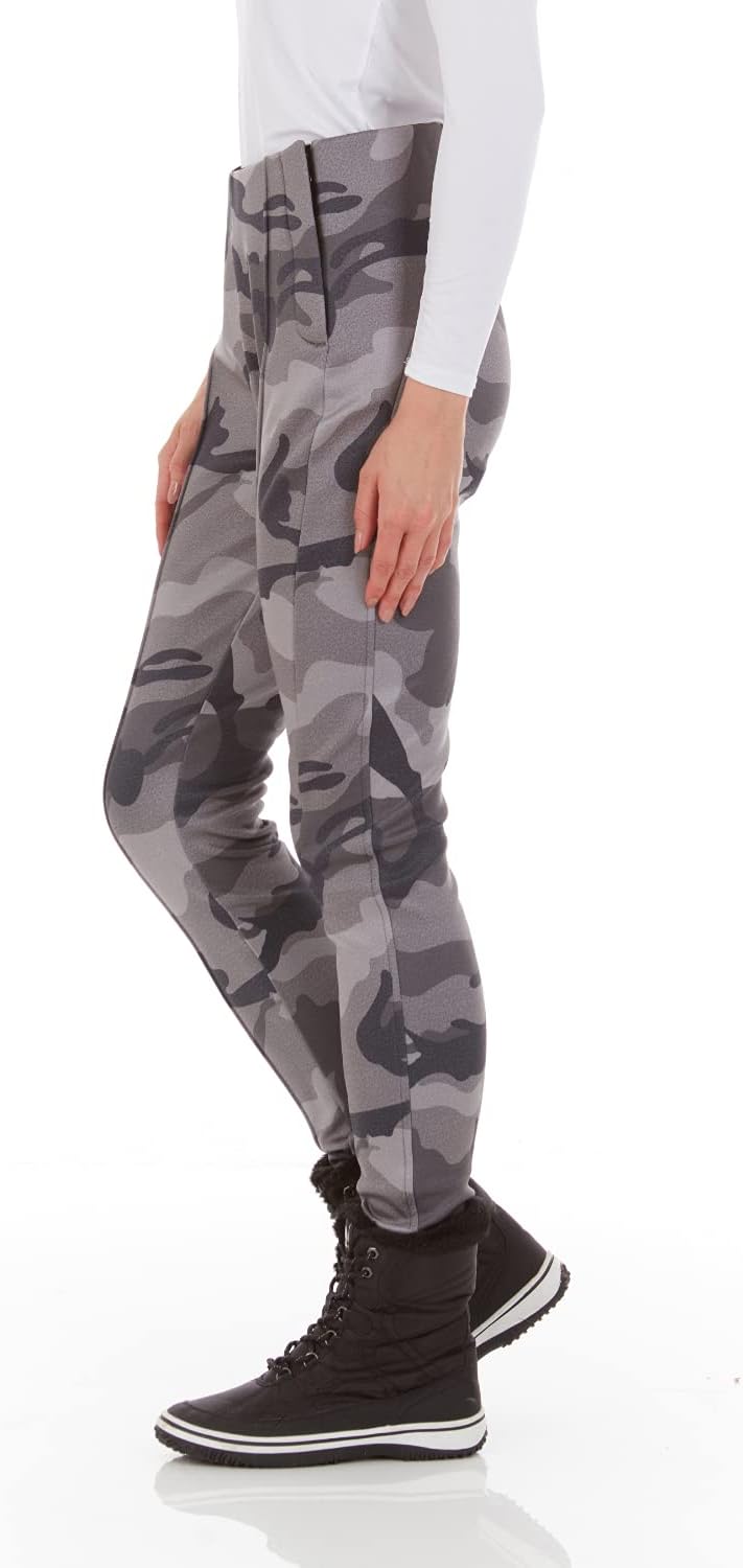 Arctic Quest Womens Snow Ski Pants Water Resistant Softshell Insulated Skinny Fit Pants Snowboarding Hiking Winter Outdoor