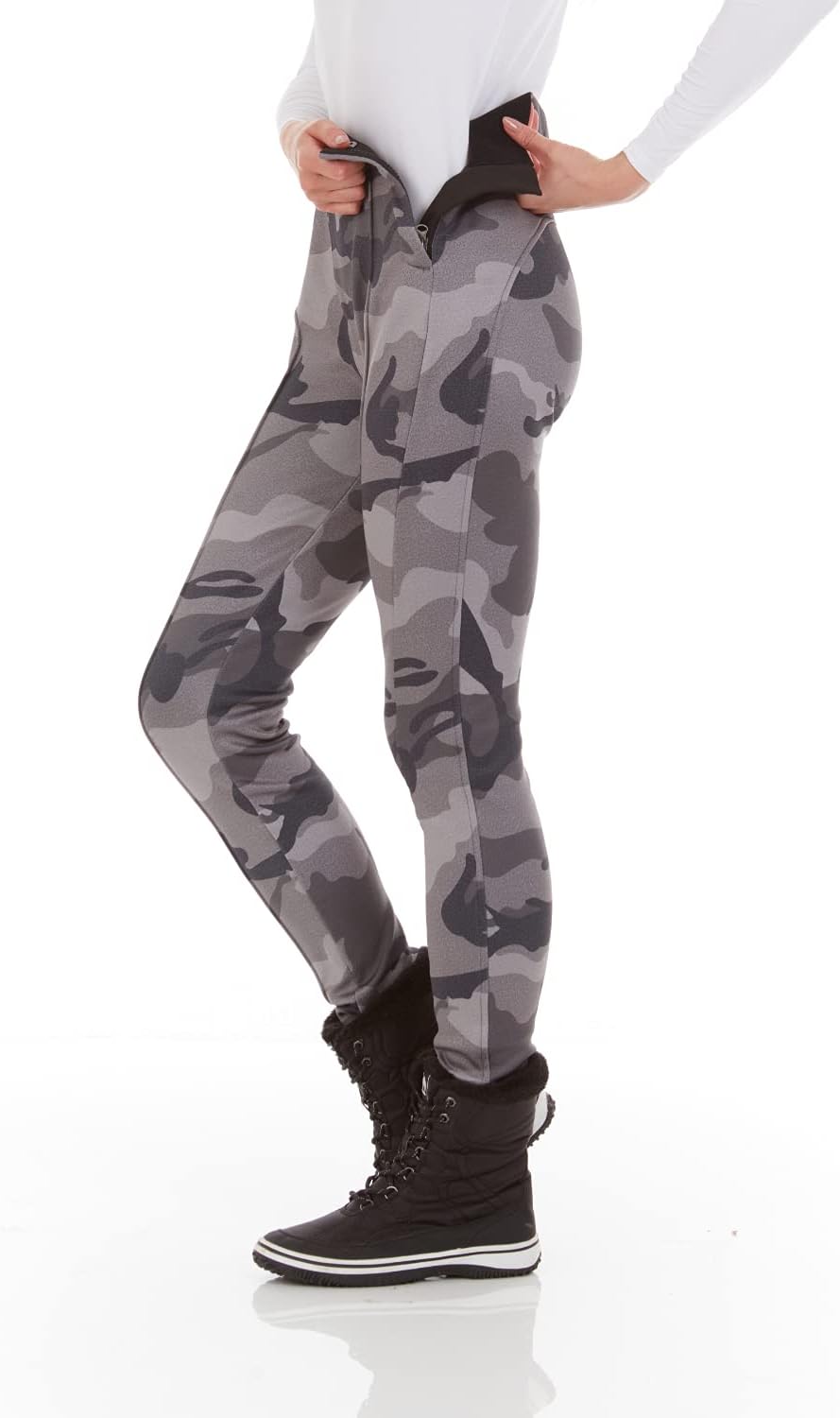 Arctic Quest Womens Snow Ski Pants Water Resistant Softshell Insulated Skinny Fit Pants Snowboarding Hiking Winter Outdoor