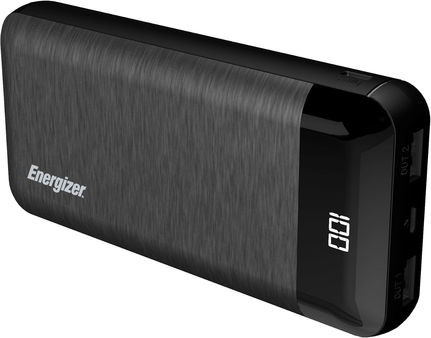 Energizer Power Bank 20000mAh Portable Battery Pack, Backup Phone Charger with LCD Display for iPhone, Samsung, Android Series_UE20058