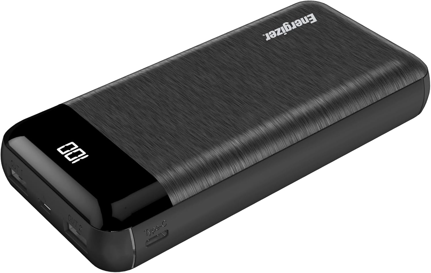 Energizer Power Bank 20000mAh Portable Battery Pack, Backup Phone Charger with LCD Display for iPhone, Samsung, Android Series_UE20058