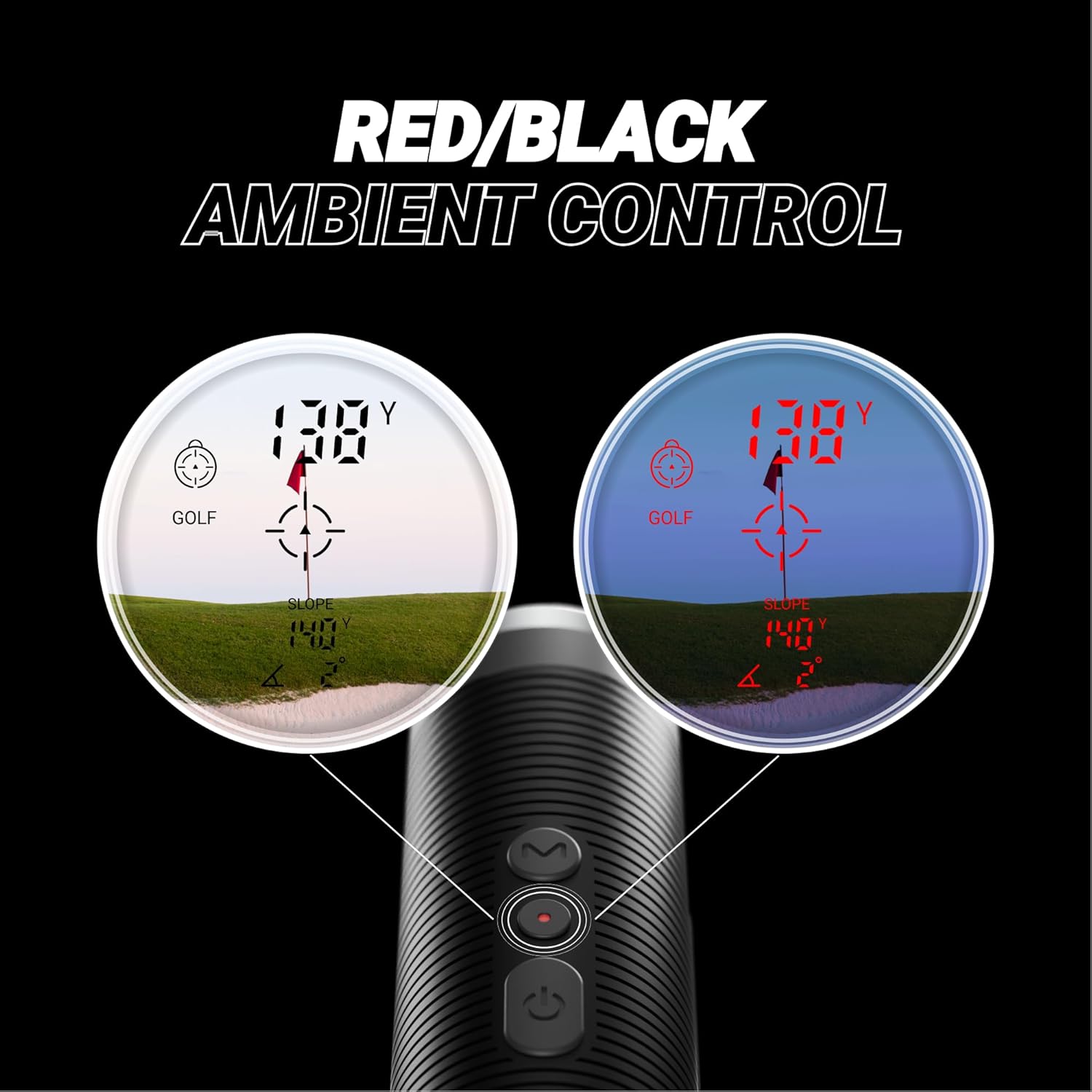 Blue Tees Golf Series 3 Max Golf Rangefinder with Slope Switch, 1000 Yards Range Finder, 6X Magnification Laser Rangefinder, Slope Measurement, Magnetic Strip, Flag Pole Locking with Pulse Vibration · v5