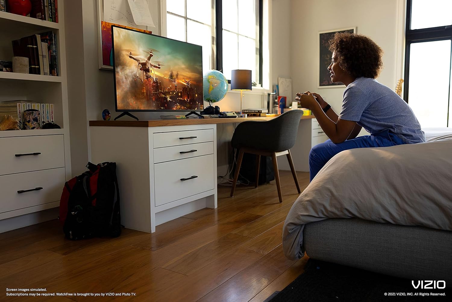 تلفزيون VIZIO D-Series الذكي بدقة Full HD 1080p مقاس 40 بوصة مع قنوات بث مدمجة، D40f-J09، موديل 2021 مقاس 40 بوصة (متجدد)