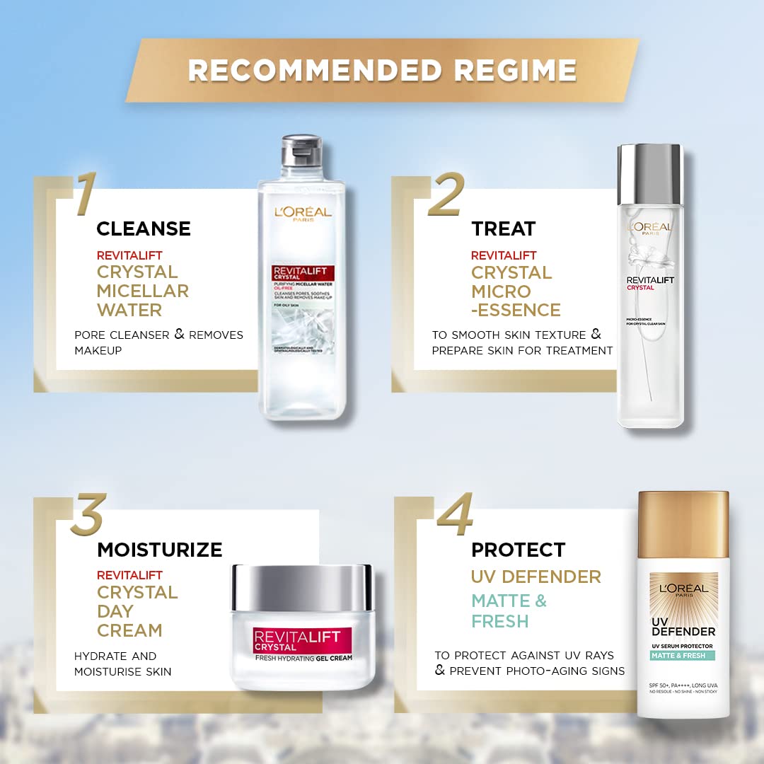 L’Oréal Paris Sunscreen, Lightweight Matte Sunscreen For Oily Skin, UVA  UVB Protection, With SPF 50 PA   , Matte amp; Fresh, UV Defender Serum Protector, 50 ml · v2