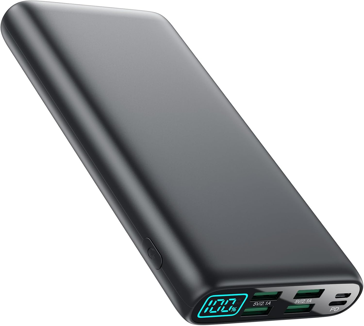 Chargeur portable 38800 mAh, batterie externe à écran LCD, 5 sorties USB, batterie de secours, entrée USB-C, double entrée, chargement téléphonique, compatible avec iPhone 16/15/14/13 Pro/12, Android, Samsung Galaxy Pixel Nexus