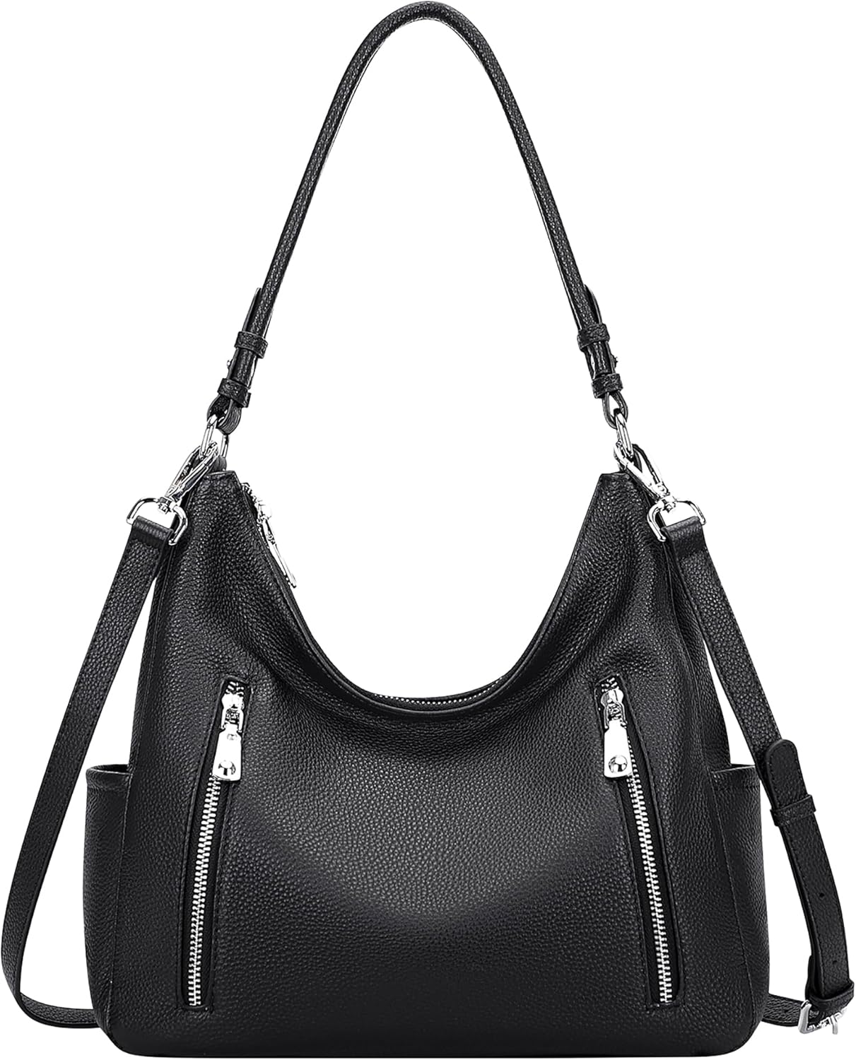 Over Earth Genuine Leather Purses and Handbags for Women Hobo Shoulder Bag Ladies Crossbody Bags Medium · v2