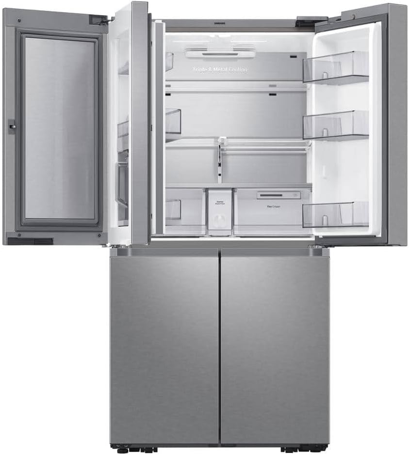 SAMSUNG RF23A9671SR 22.8 Cu. Ft. Stainless Steel 4-Door Flex Counter Depth Refrigerator · v4