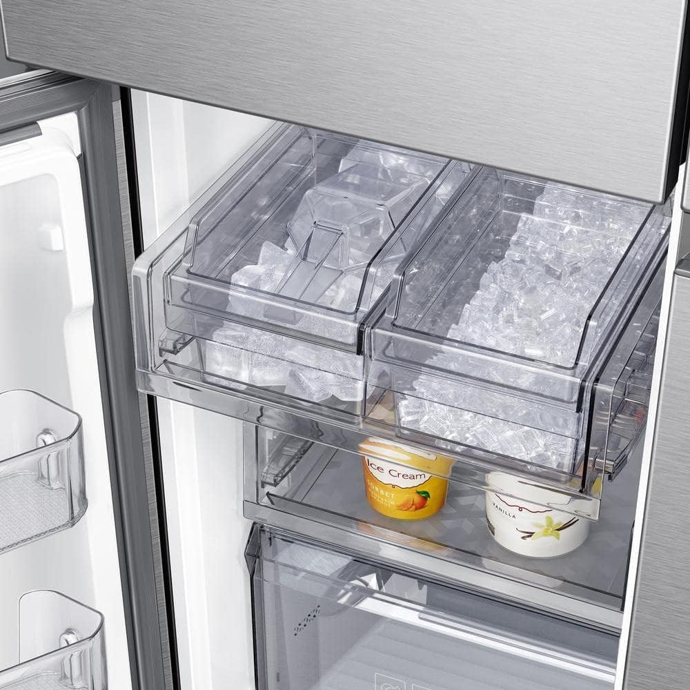 SAMSUNG RF23A9671SR 22.8 Cu. Ft. Stainless Steel 4-Door Flex Counter Depth Refrigerator · v4