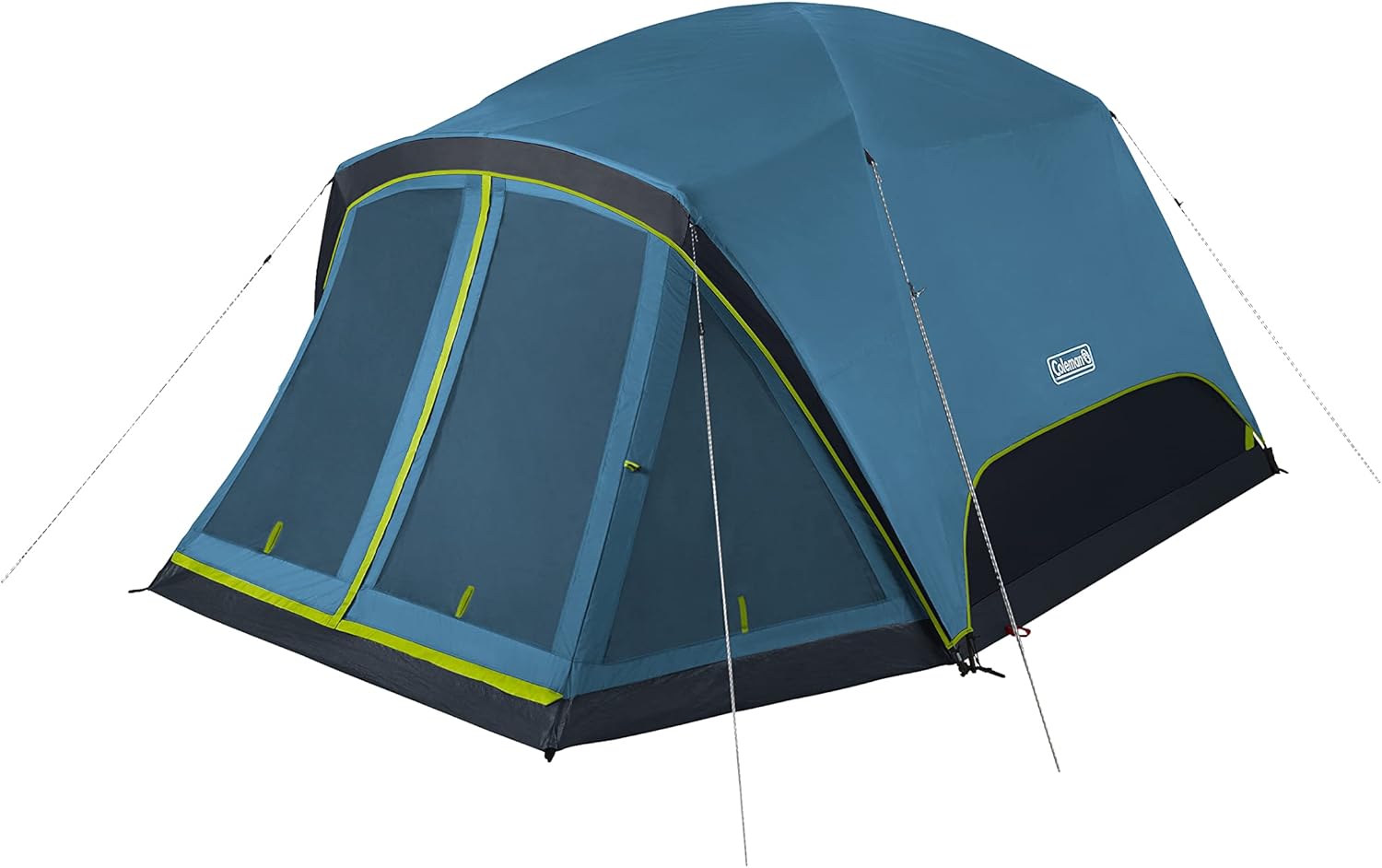 เต็นท์ Coleman Skydome Camping Tent with Dark Technology and Beacon Porch Weather Tent OfSunlight 90 Sets Up in 5 Minutes and Includes Extra Storage /Sleeping Places
