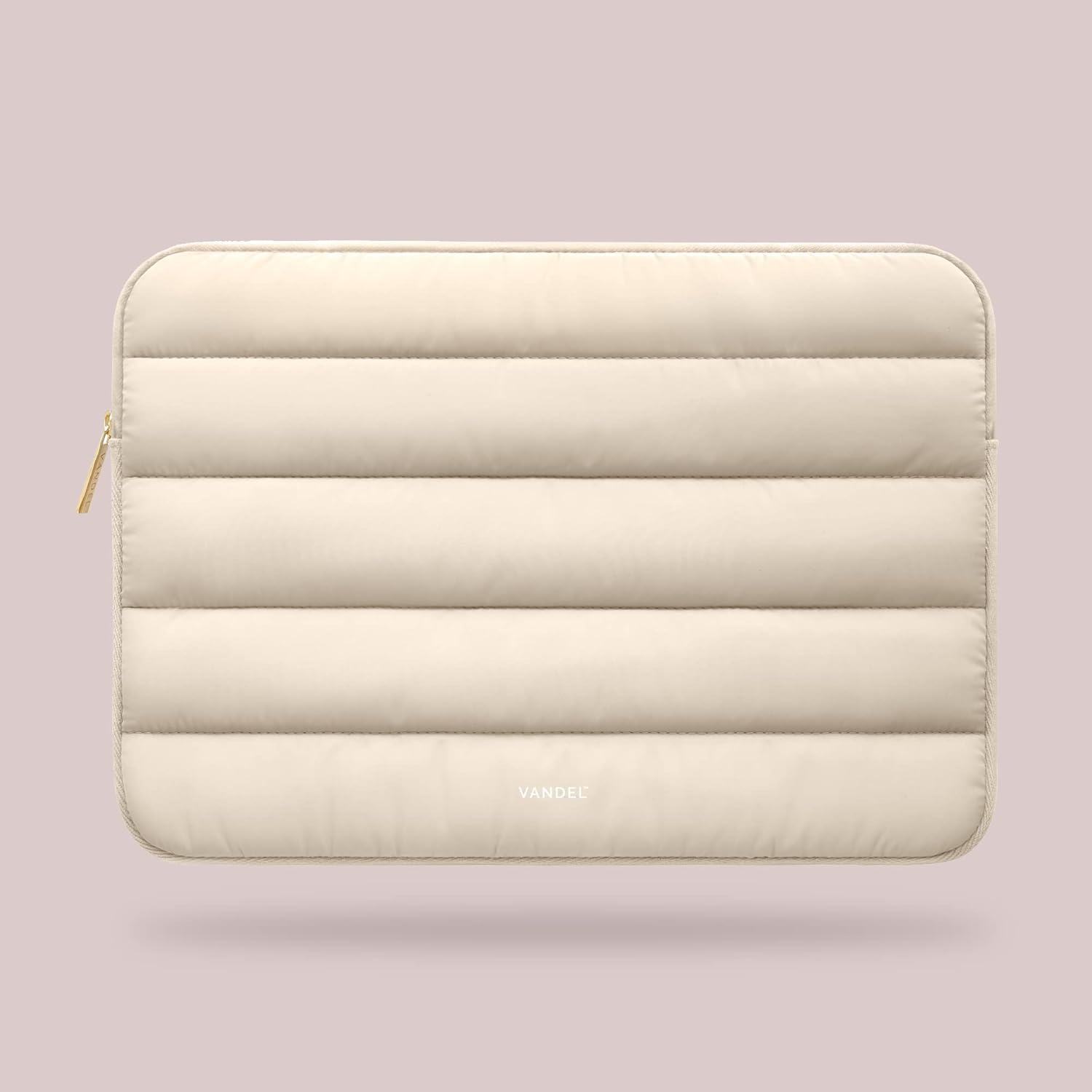 Vandel - The Original Puffy Laptop Sleeve 13-14 Inch Laptop Sleeve. Beige Laptop Sleeve for Women. Carrying Case Laptop Cover for MacBook Pro 14 Inch Sleeve, MacBook Air Sleeve 13 Inch, iPad Pro 12.9 · v4